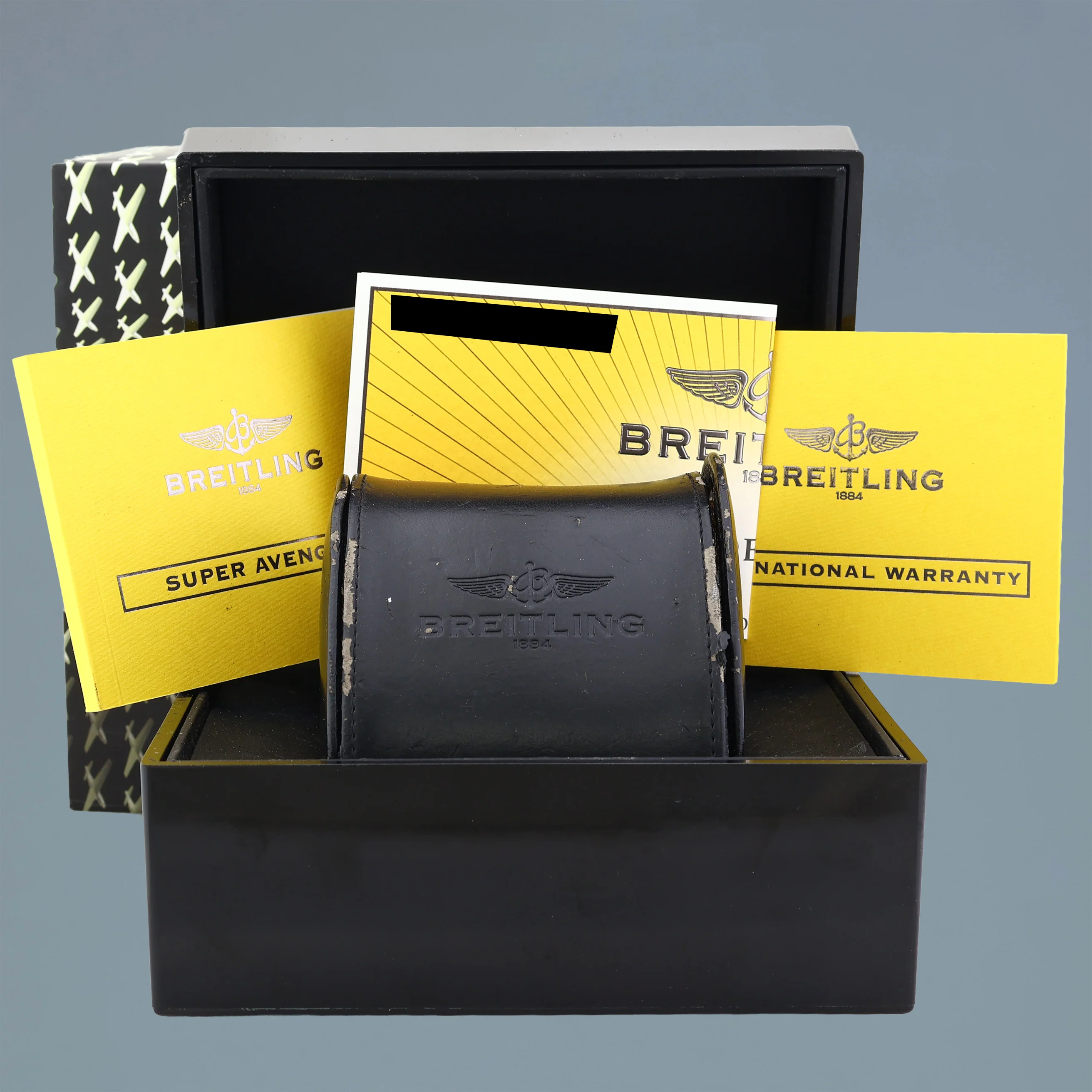 2009 Papers MINT Breitling Super Avenger A1337011 48MM Black Stainless Steel Box - Image 7