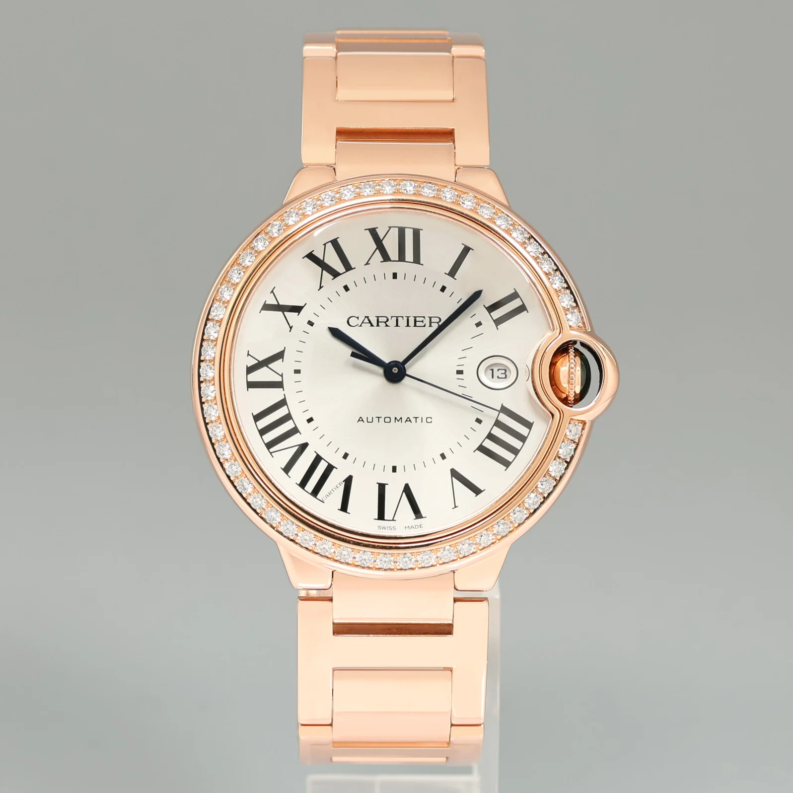 MINT DIAMOND Cartier 3941 Ballon Bleu Rose Gold 42mm Watch Box - Image 2