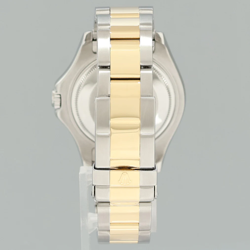 MINT Ladies Rolex Yacht-Master 168623 35mm Yellow Gold Two Tone White Watch Box - Image 5