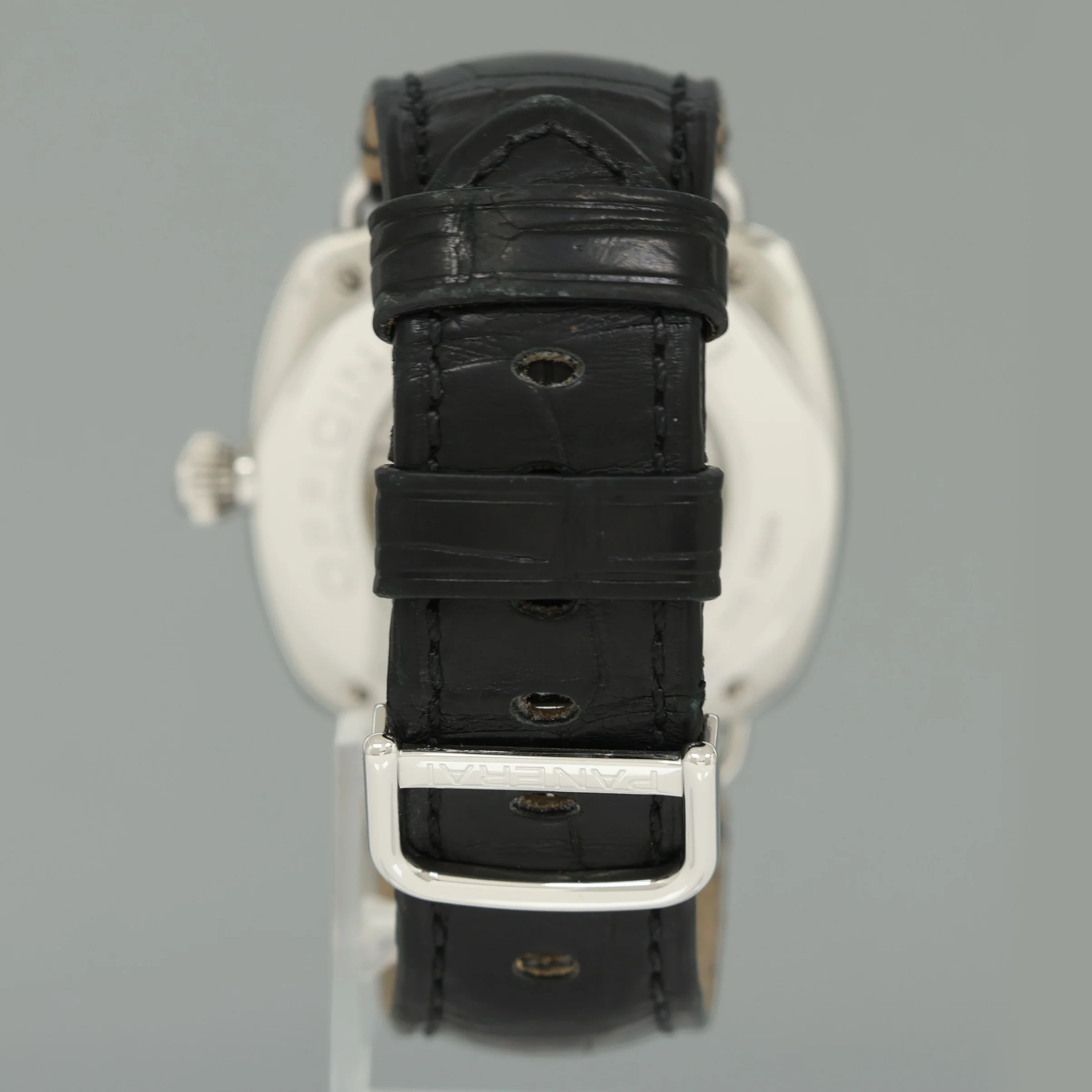 MINT Panerai Radiomir Stainless Steel Black 42mm Leather PAM0014 Watch - Image 4