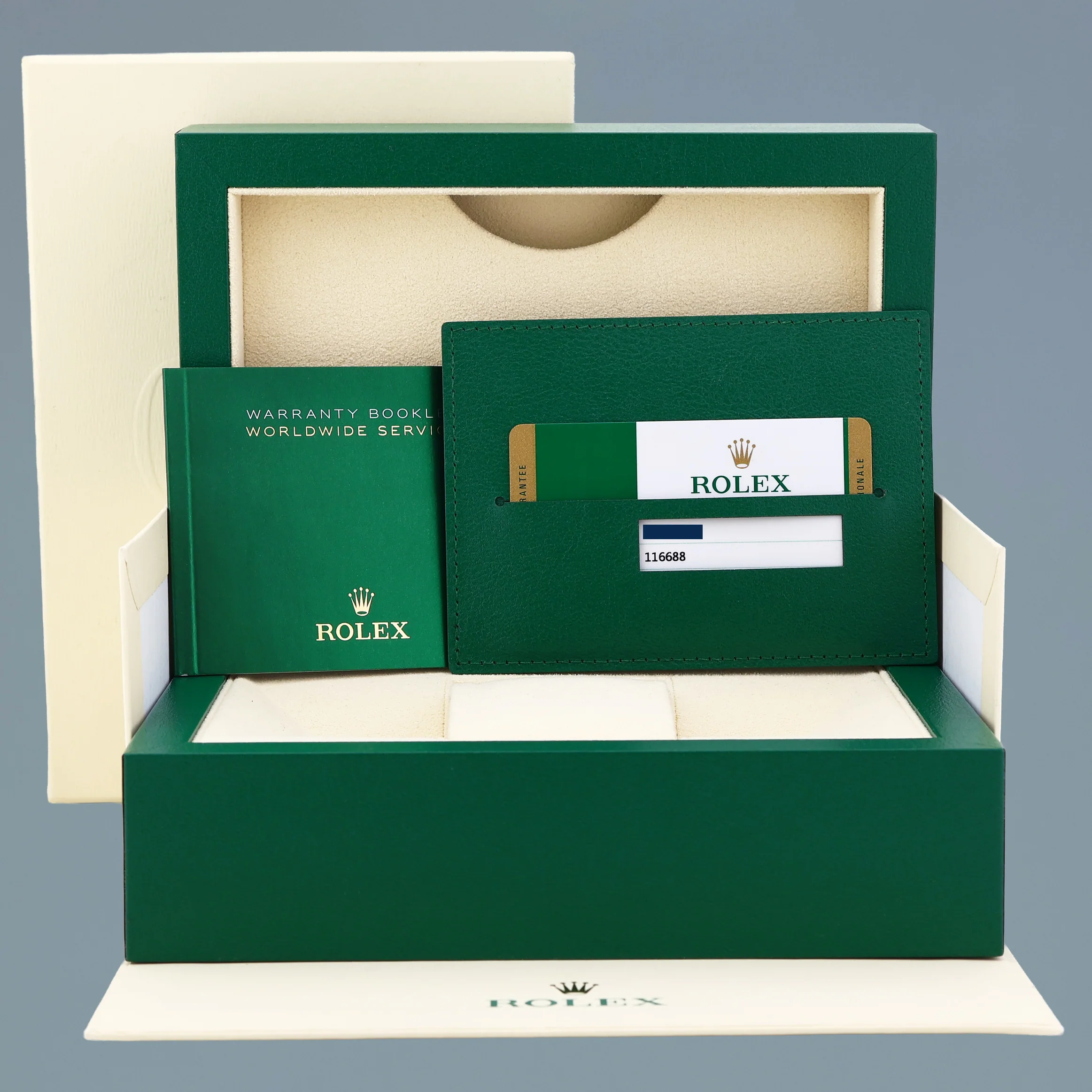 MINT PAPERS MERCEDES HANDS Rolex Yacht-Master 2 Yellow Gold 44mm 116688 Watch - Image 7