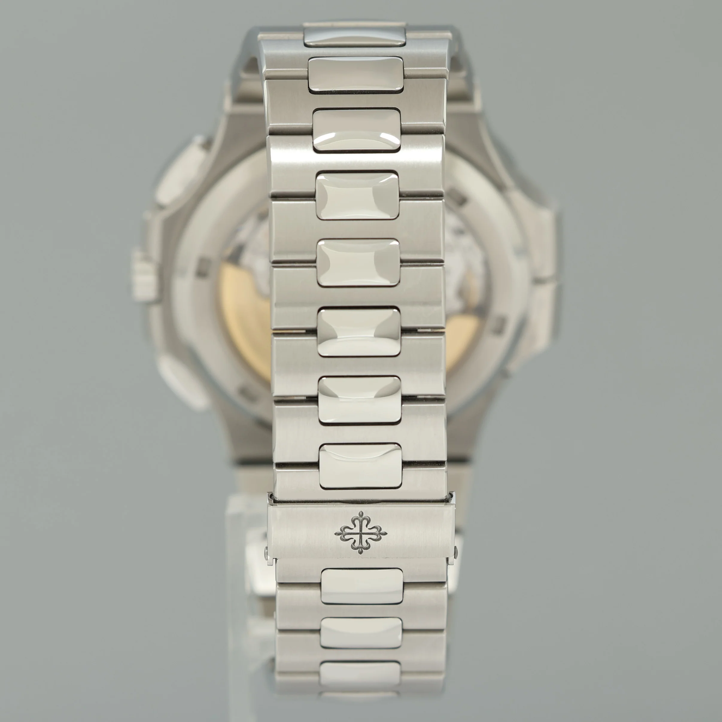 MINT PAPERS Patek Philippe Nautilus 5990/1A-001 Grey Dial 40.5mm Travel Time Chronograph Stainless Steel Watch Box - Image 7