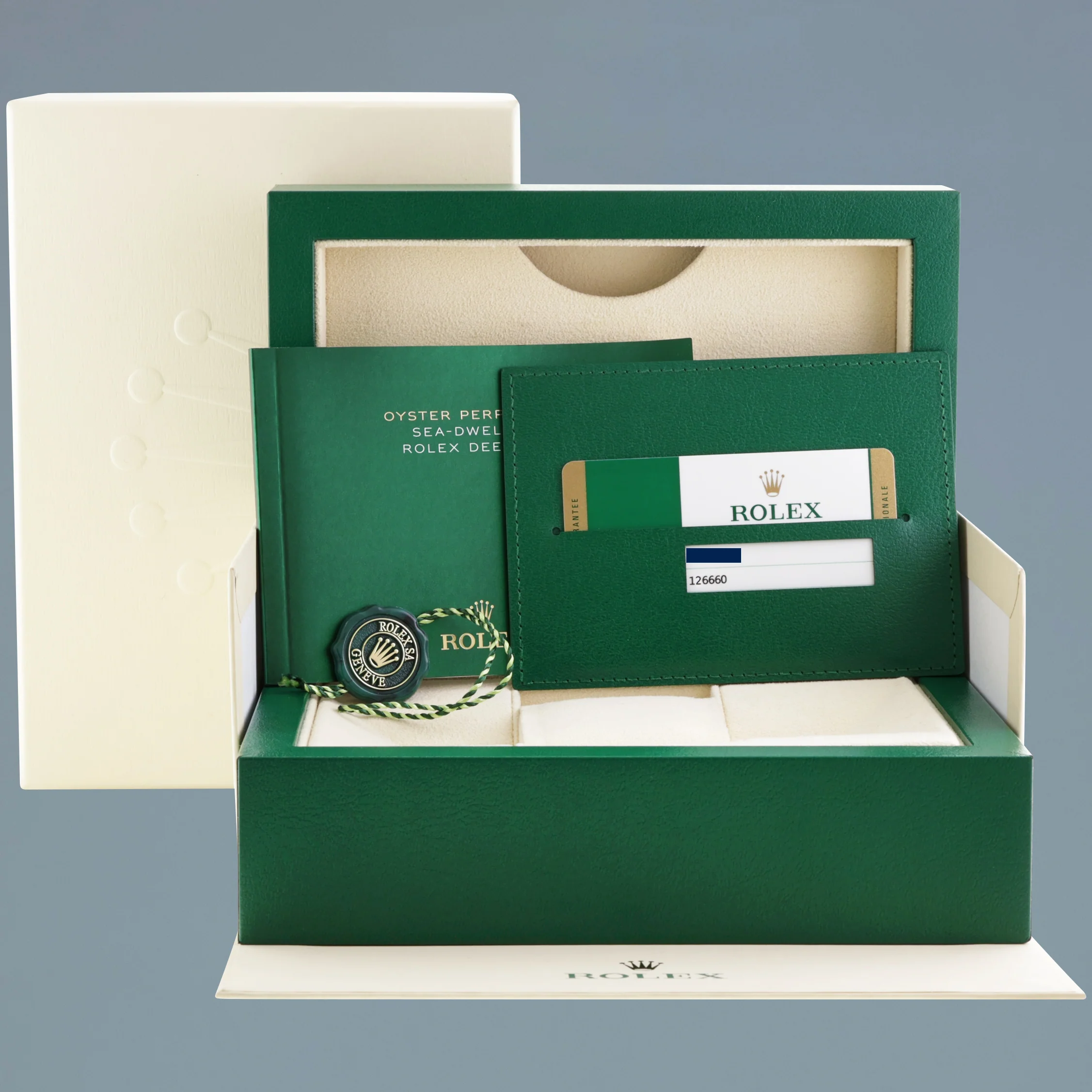 MINT PAPERS Rolex 44mm Sea-Dweller Deepsea James Cameron Blue 126660 Stainless Steel Watch - Image 7