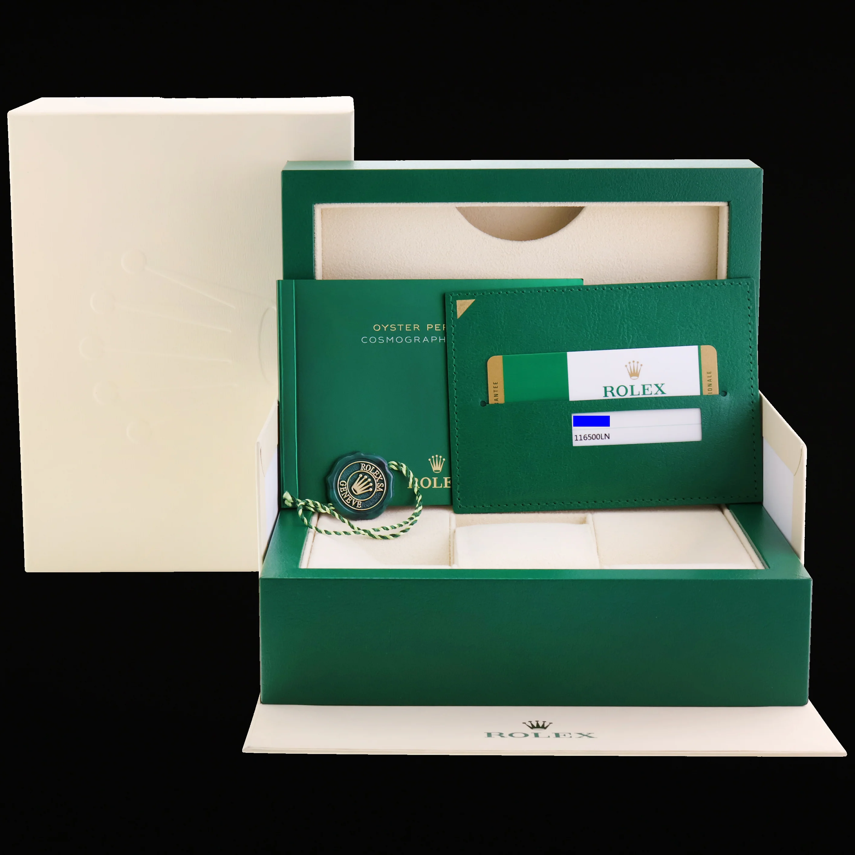 MINT PAPERS Rolex Daytona 116500LN Black Ceramic Steel 40mm Watch Box - Image 7
