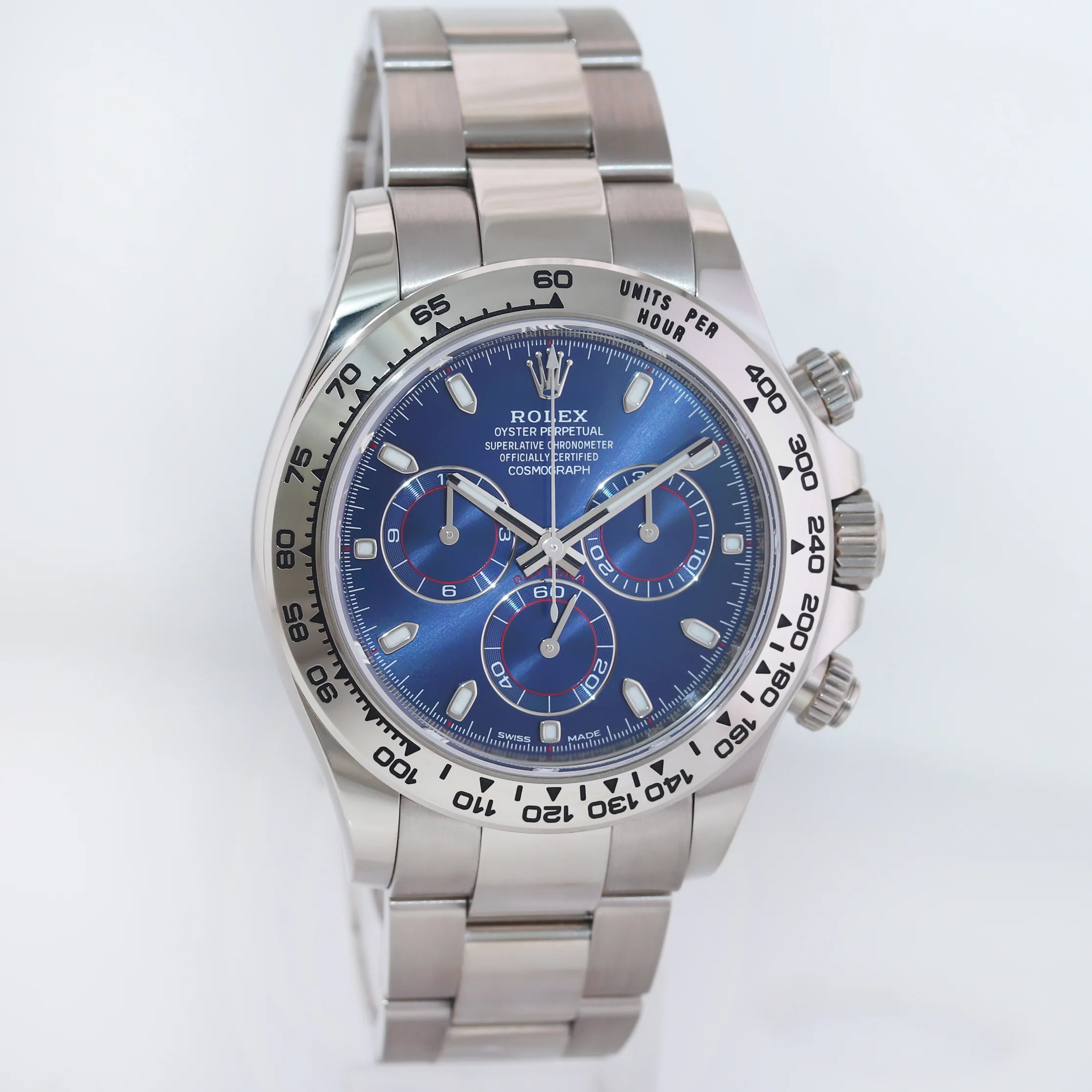 MINT PAPERS Rolex Daytona Blue Dial Chronograph 116509 White Gold Watch Box - Image 3