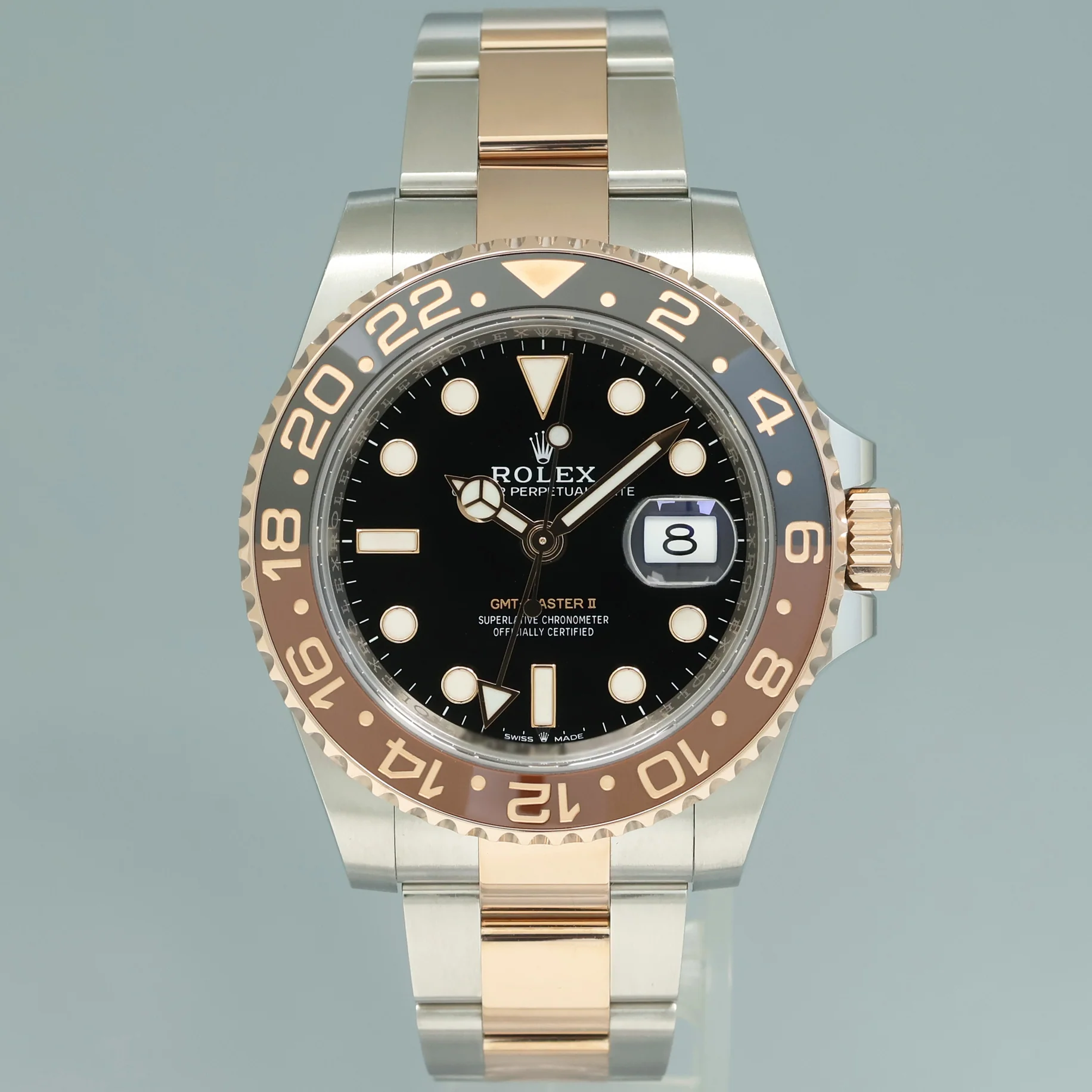 MINT PAPERS Rolex GMT Master II Root Beer Rose Gold 126711 CHNR Watch Box - Image 2