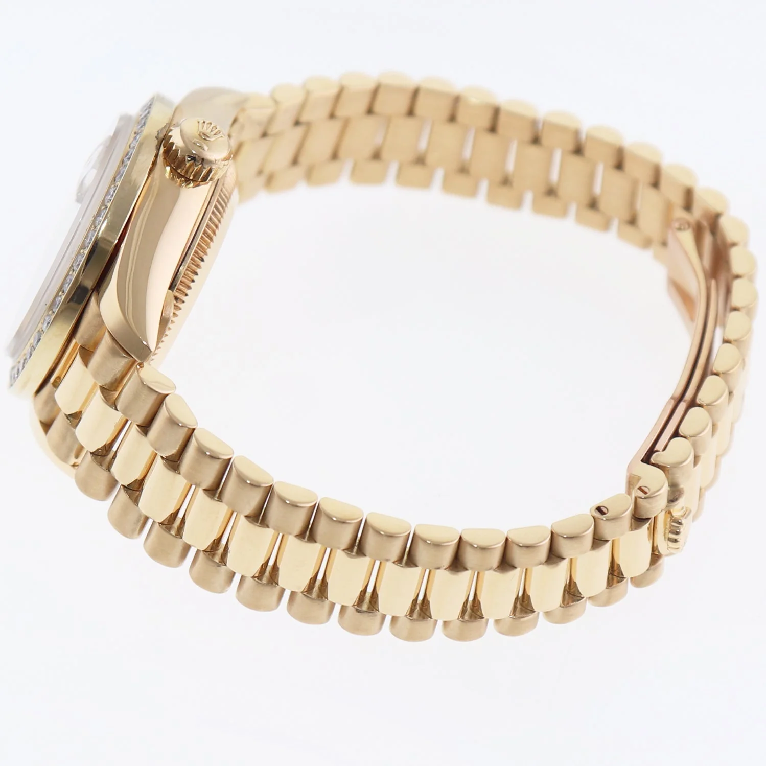 MINT Pearl Diamond Ladies Rolex DateJust 69178 President 26mm 18k Yellow Gold Watch Box - Image 4