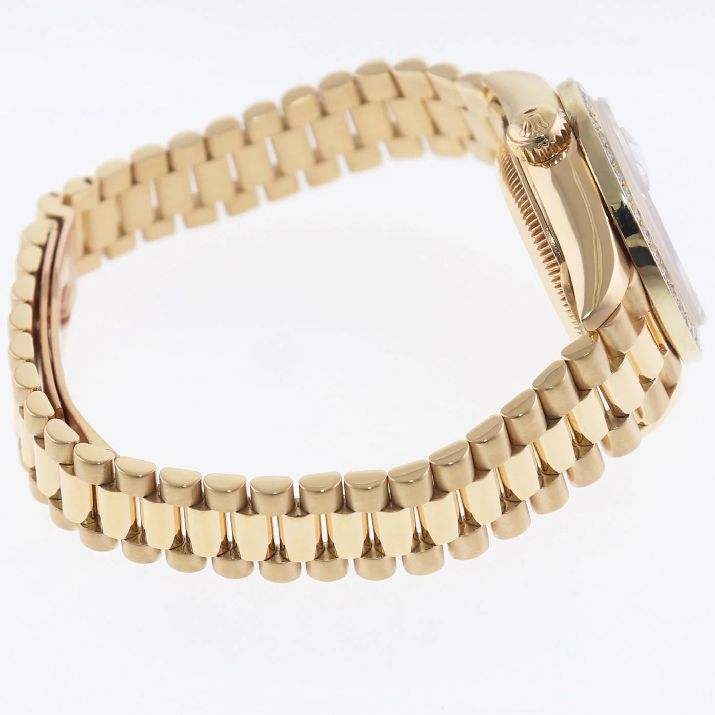 MINT Pearl Diamond Ladies Rolex DateJust 69178 President 26mm 18k Yellow Gold Watch Box - Image 5