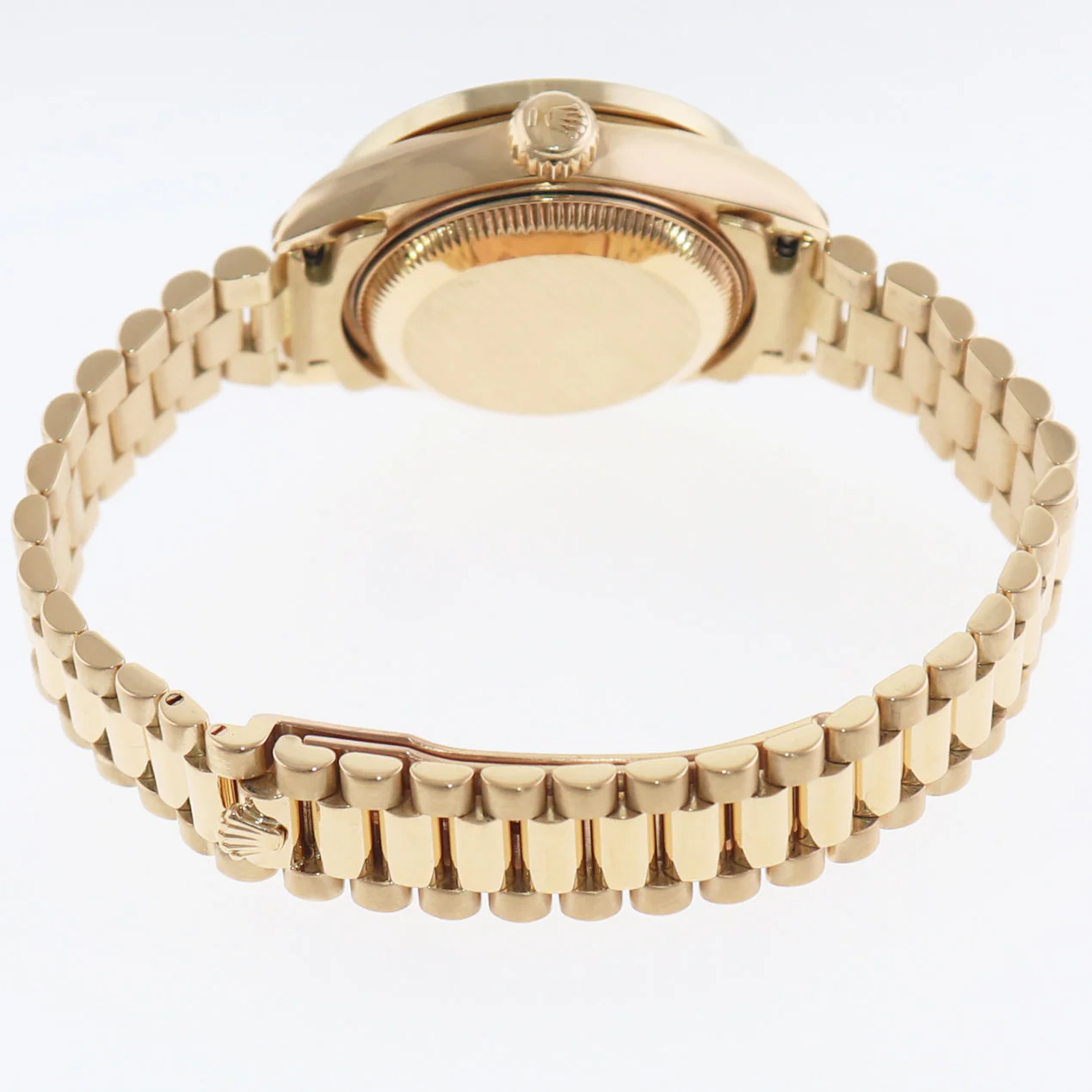MINT Pearl Diamond Ladies Rolex DateJust 69178 President 26mm 18k Yellow Gold Watch Box - Image 6