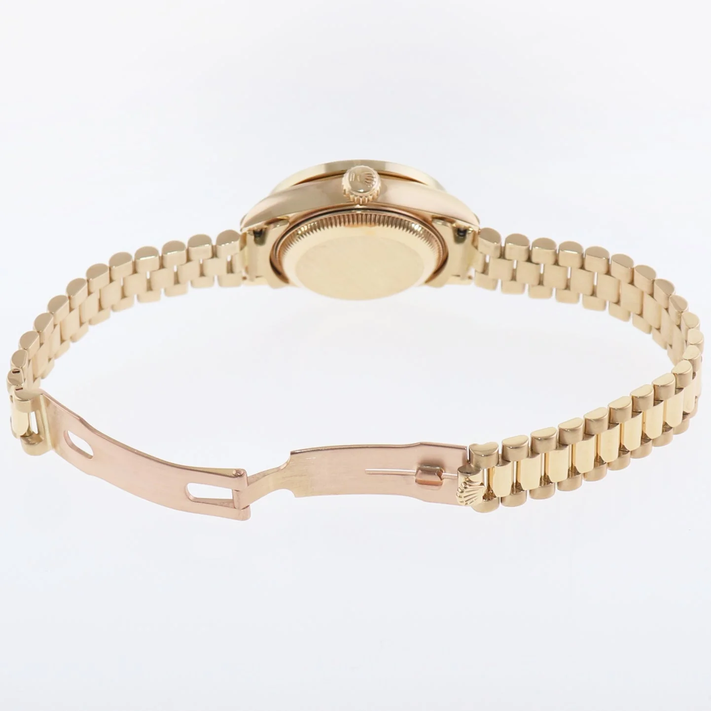MINT Pearl Diamond Ladies Rolex DateJust 69178 President 26mm 18k Yellow Gold Watch Box - Image 7