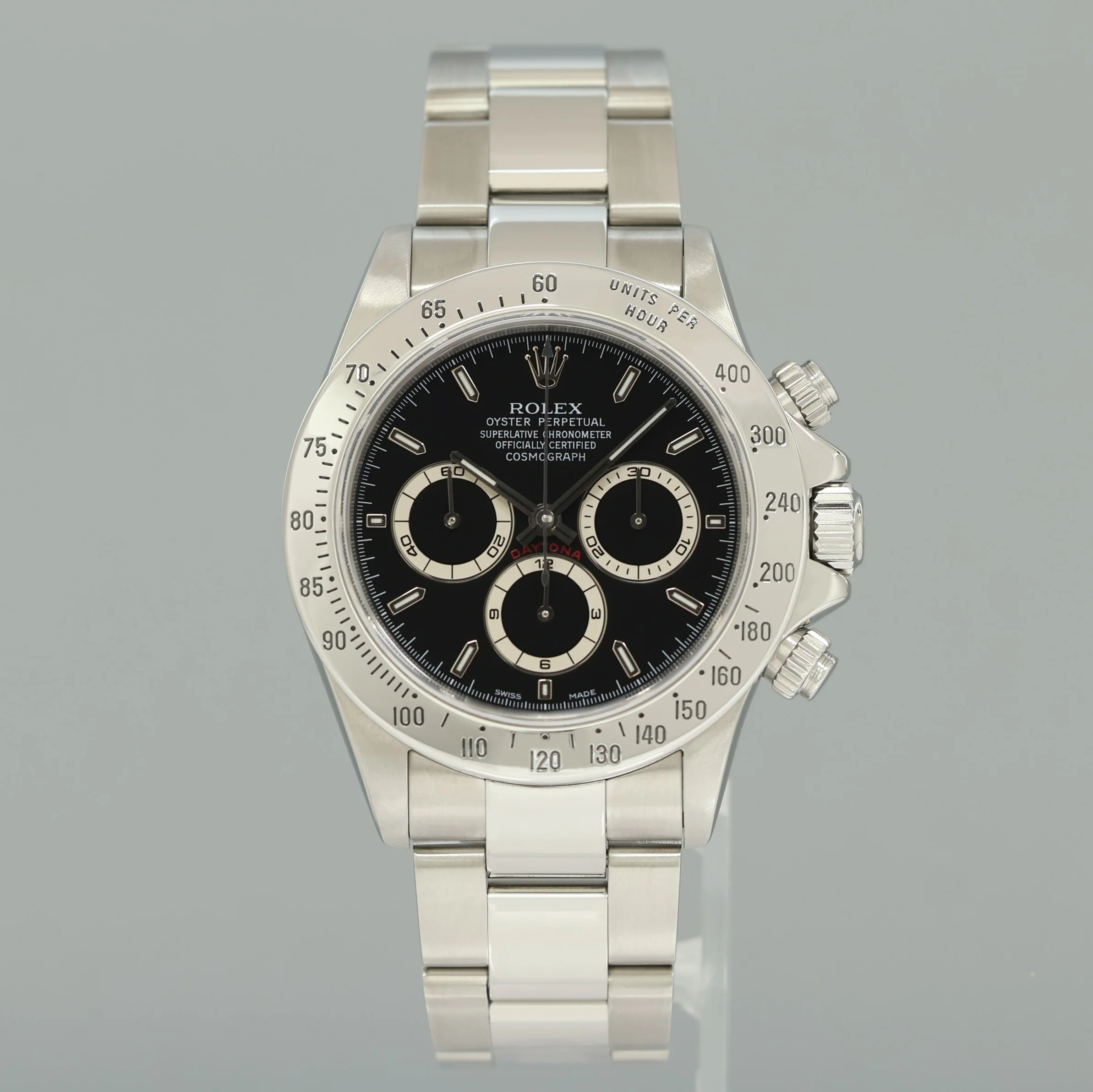 1999 MINT Rolex 16520 Zenith Daytona Chronograph Black Dial 40mm Watch Box - Image 2