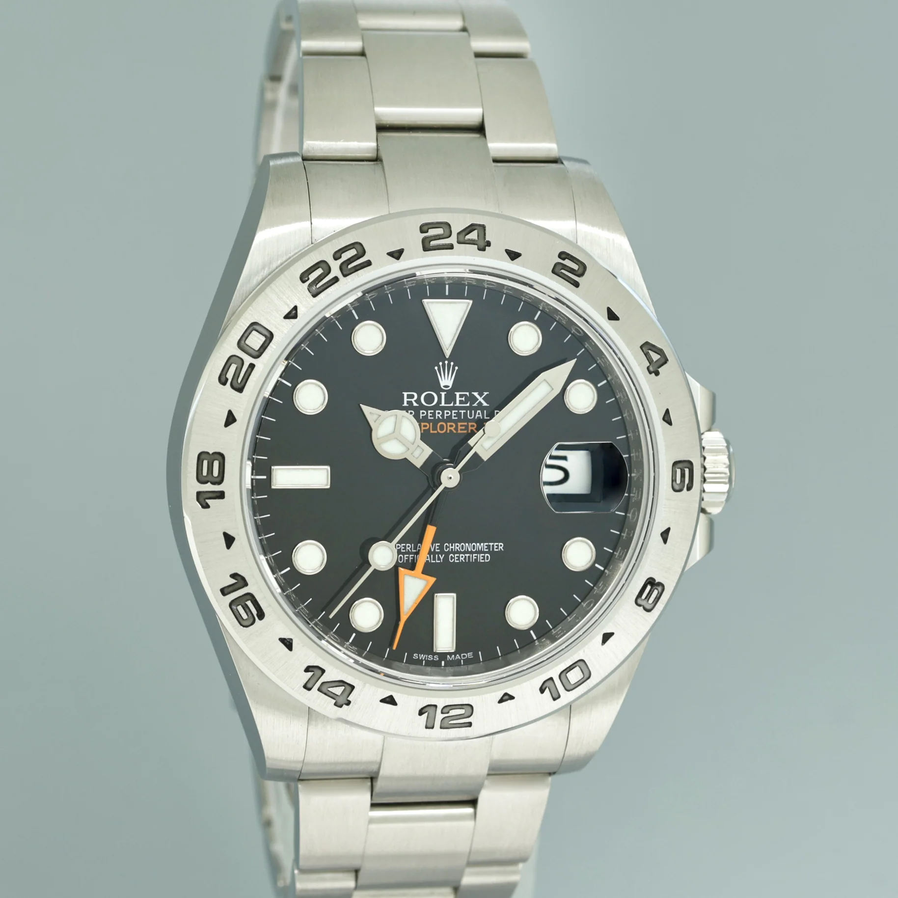 MINT Rolex 216570 Explorer II 42mm Black Dial Steel Oyster Watch Box - Image 3