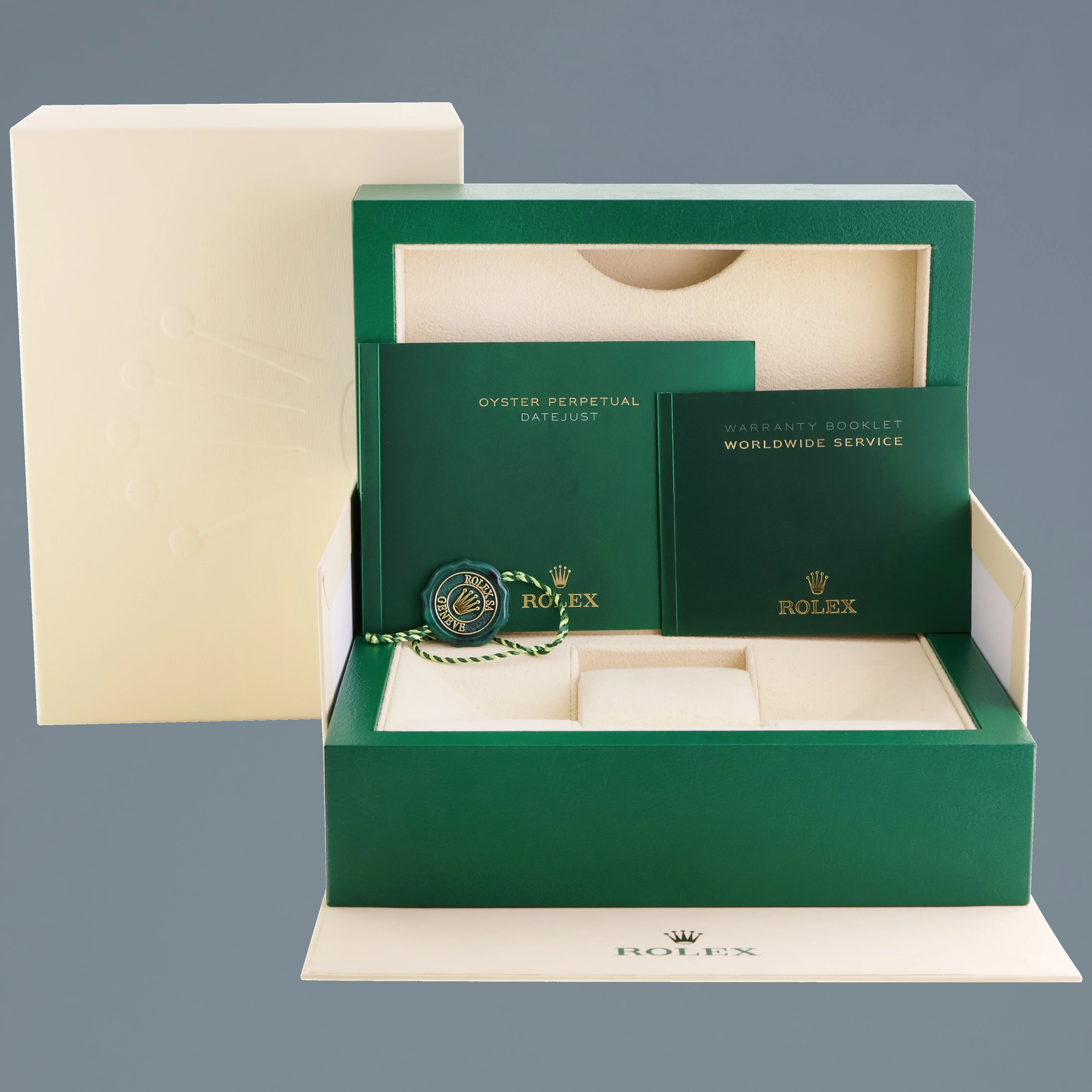 MINT Rolex DateJust 2 Wimbledon White Gold Fluted Bezel 116334 Watch Box - Image 7