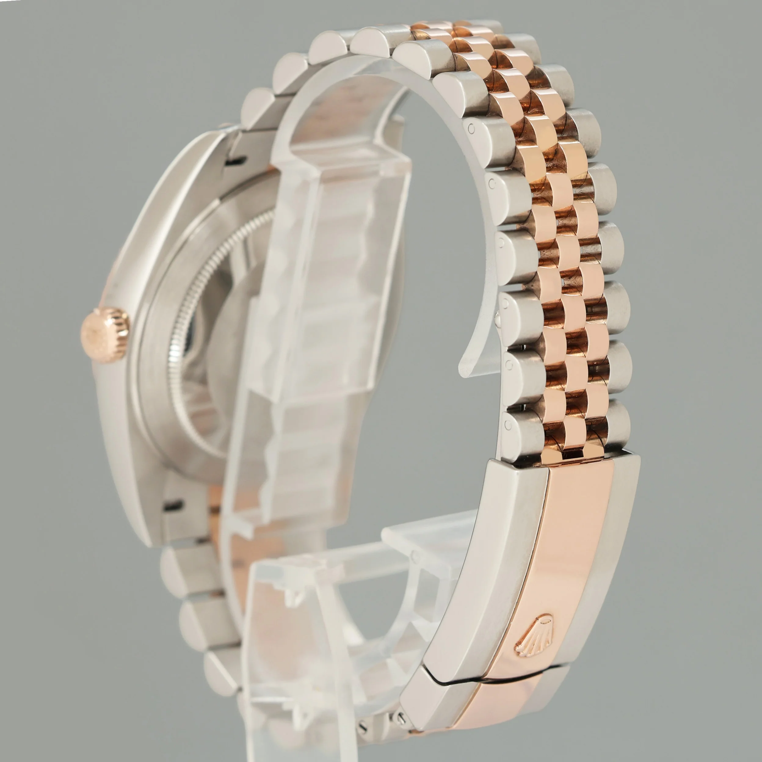 MINT Rolex DateJust 41 126331 Sundust Rose Gold Two-Tone Jubilee Watch Box - Image 3