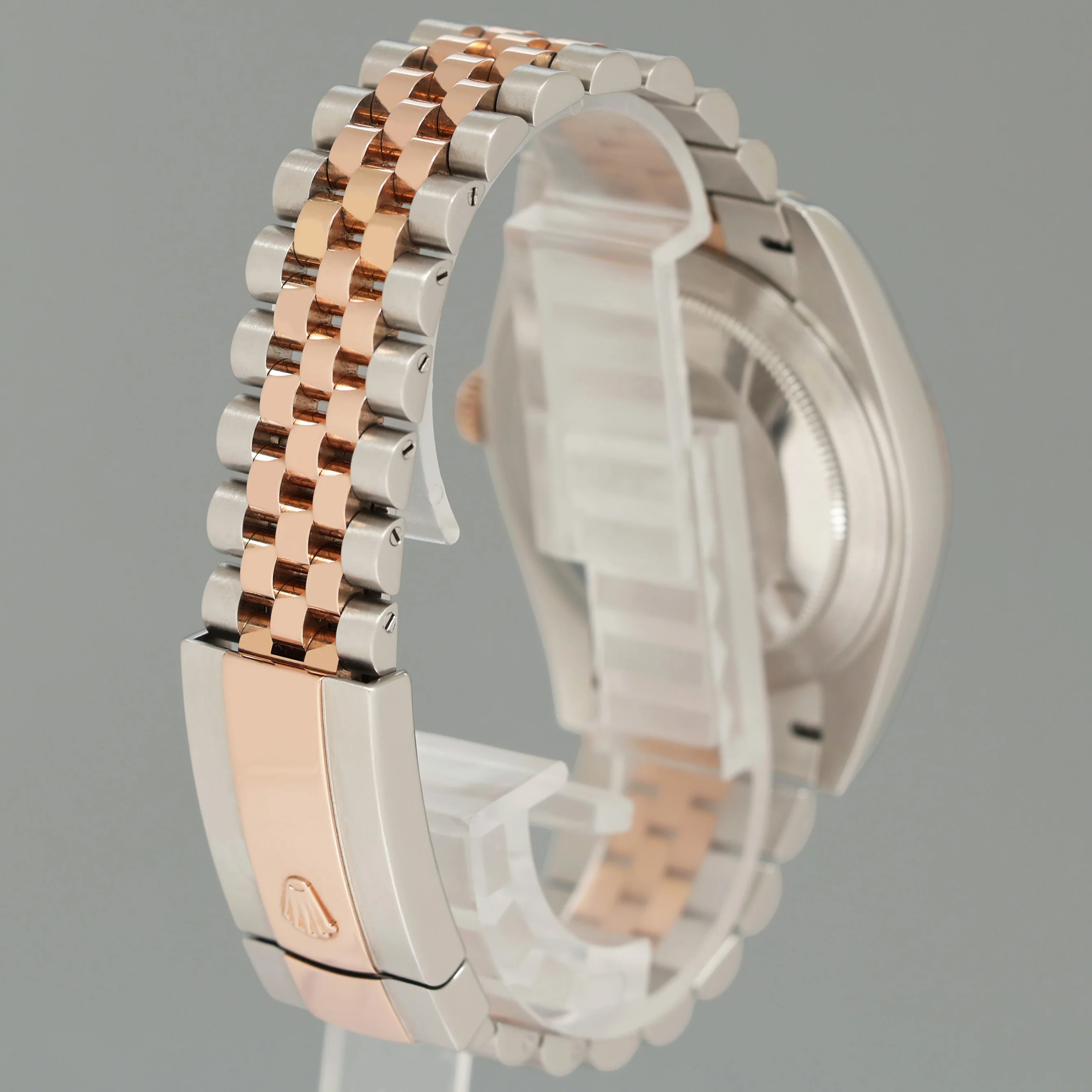 MINT Rolex DateJust 41 126331 Sundust Rose Gold Two-Tone Jubilee Watch Box - Image 5