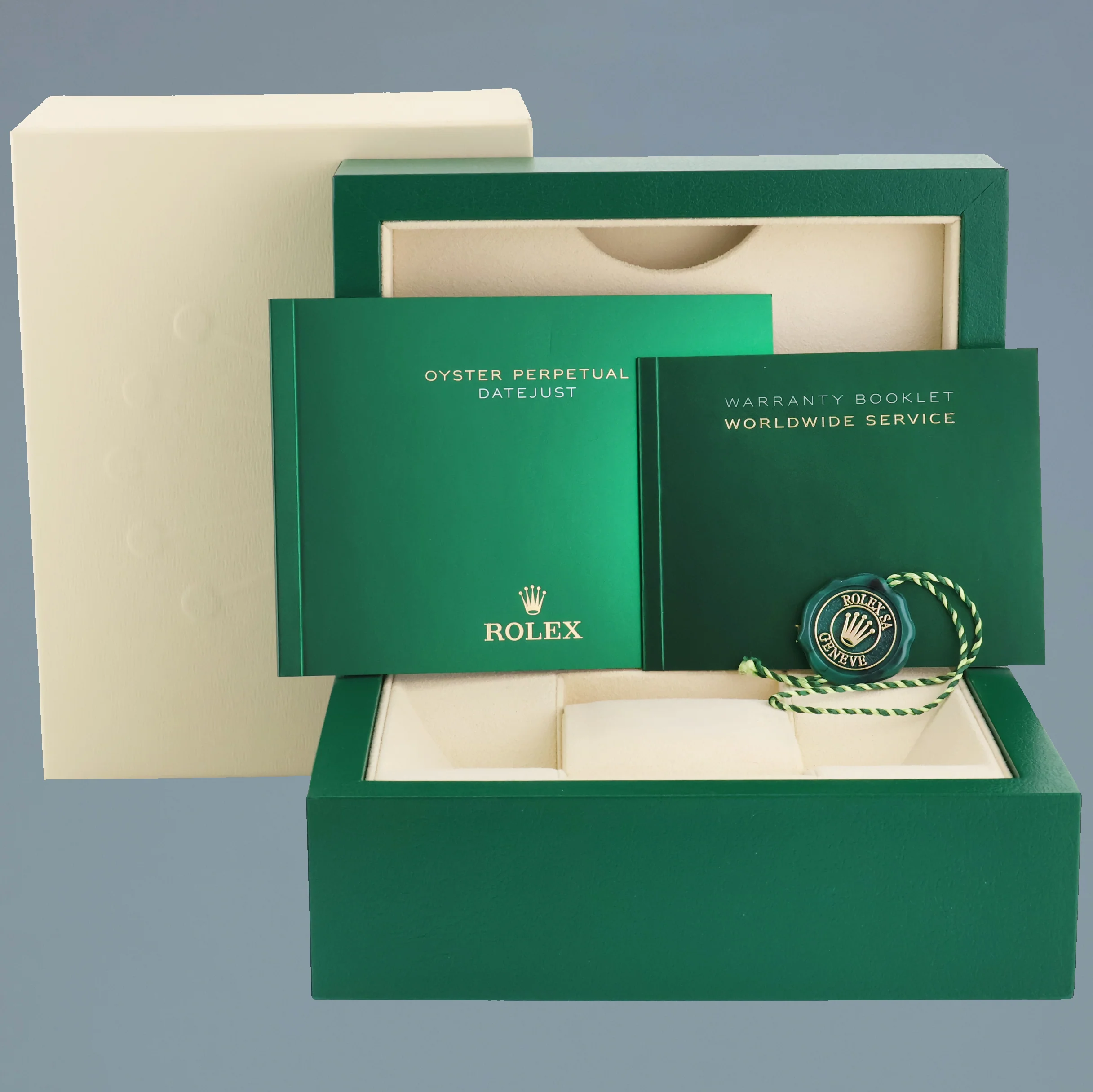 MINT Rolex DateJust 41 126331 Sundust Rose Gold Two-Tone Jubilee Watch Box - Image 6