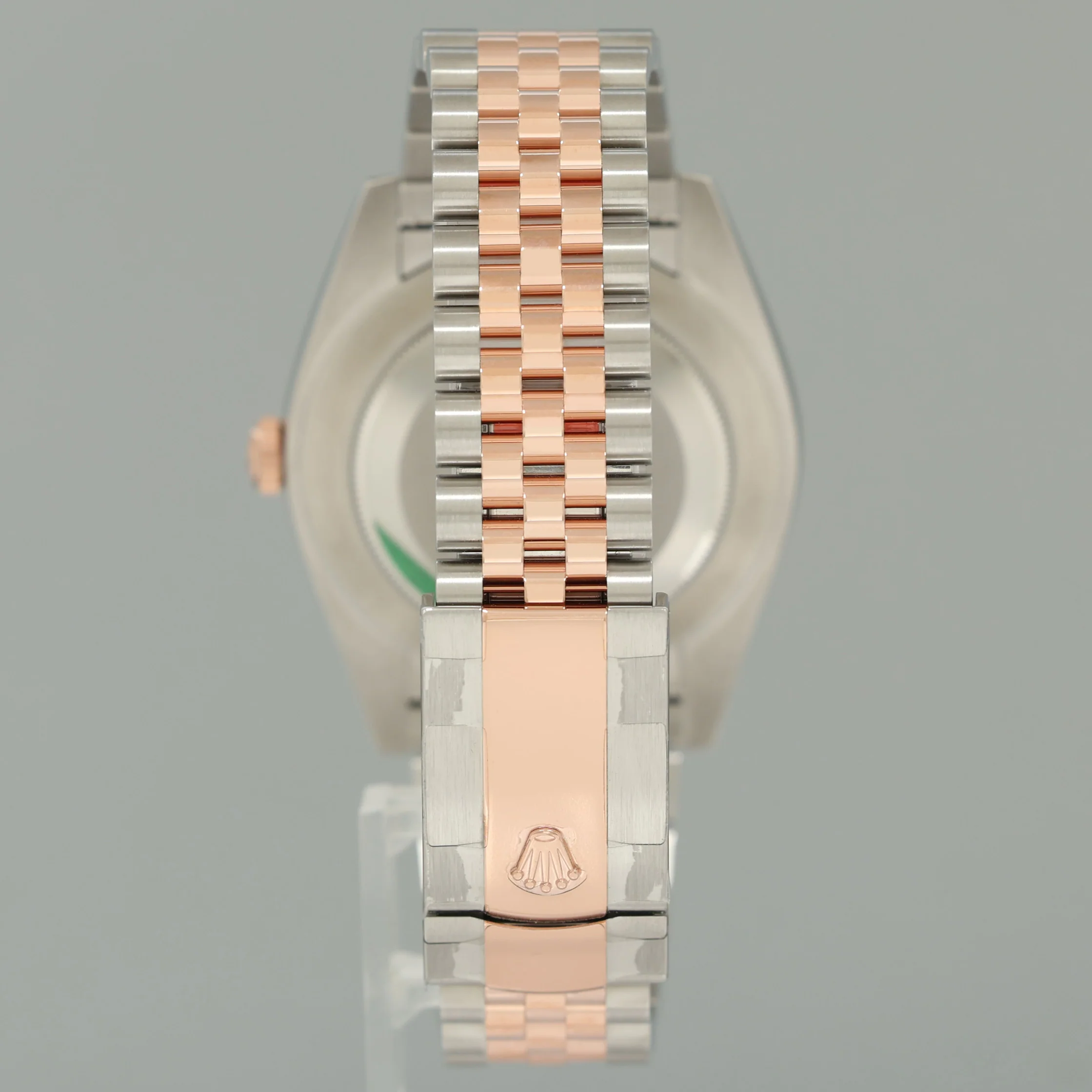 2023 PAPERS NEW Rolex DateJust 41 126331 Motif Rose Gold Two-Tone Jubilee Watch Box - Image 5