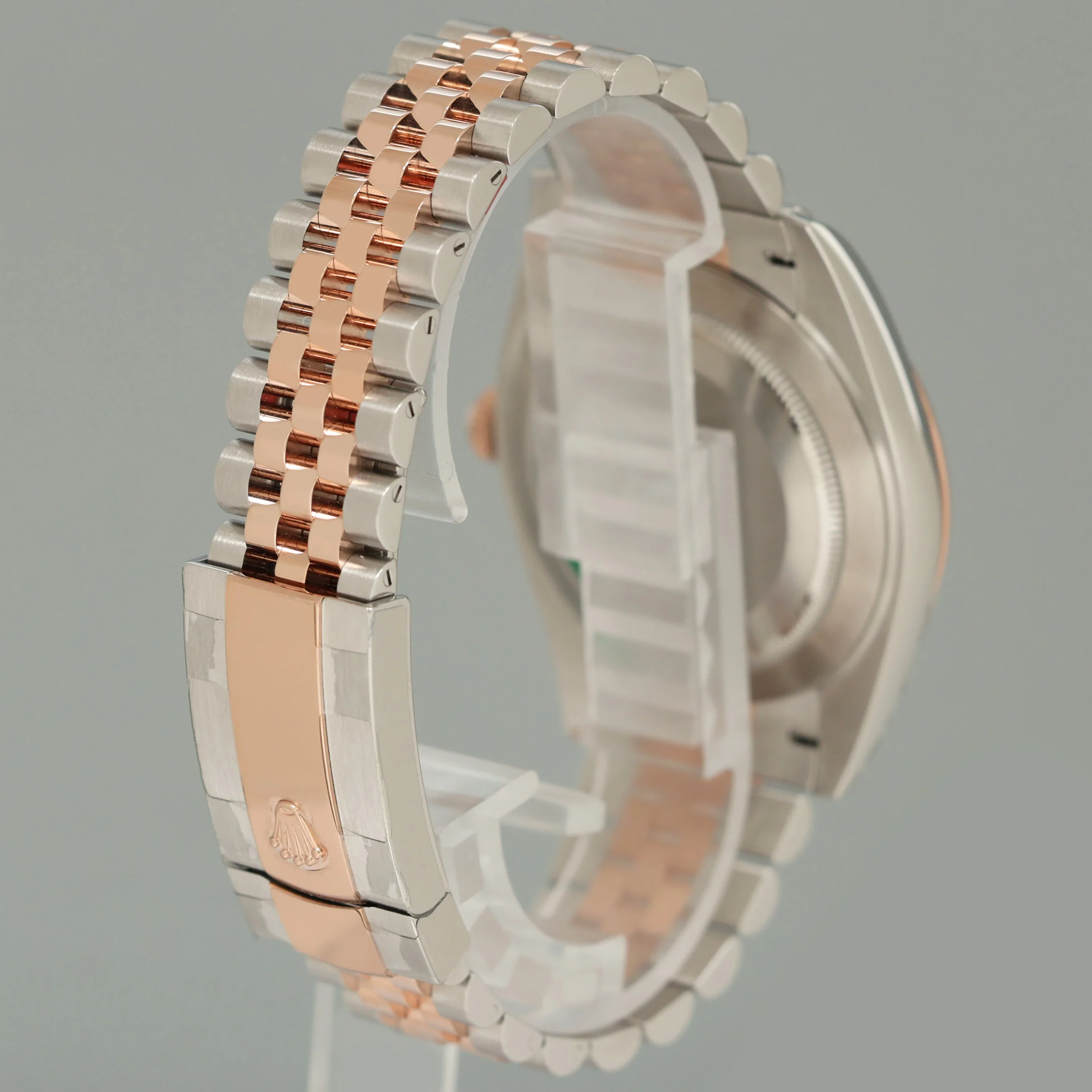 2023 PAPERS NEW Rolex DateJust 41 126331 Motif Rose Gold Two-Tone Jubilee Watch Box - Image 6