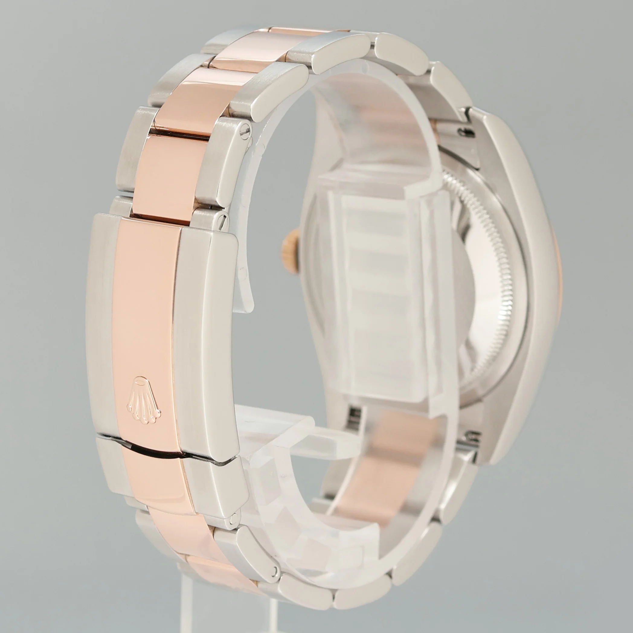 MINT Rolex DateJust Tone Rose Gold Steel 36mm Silver Stick 116231 Watch Box - Image 6