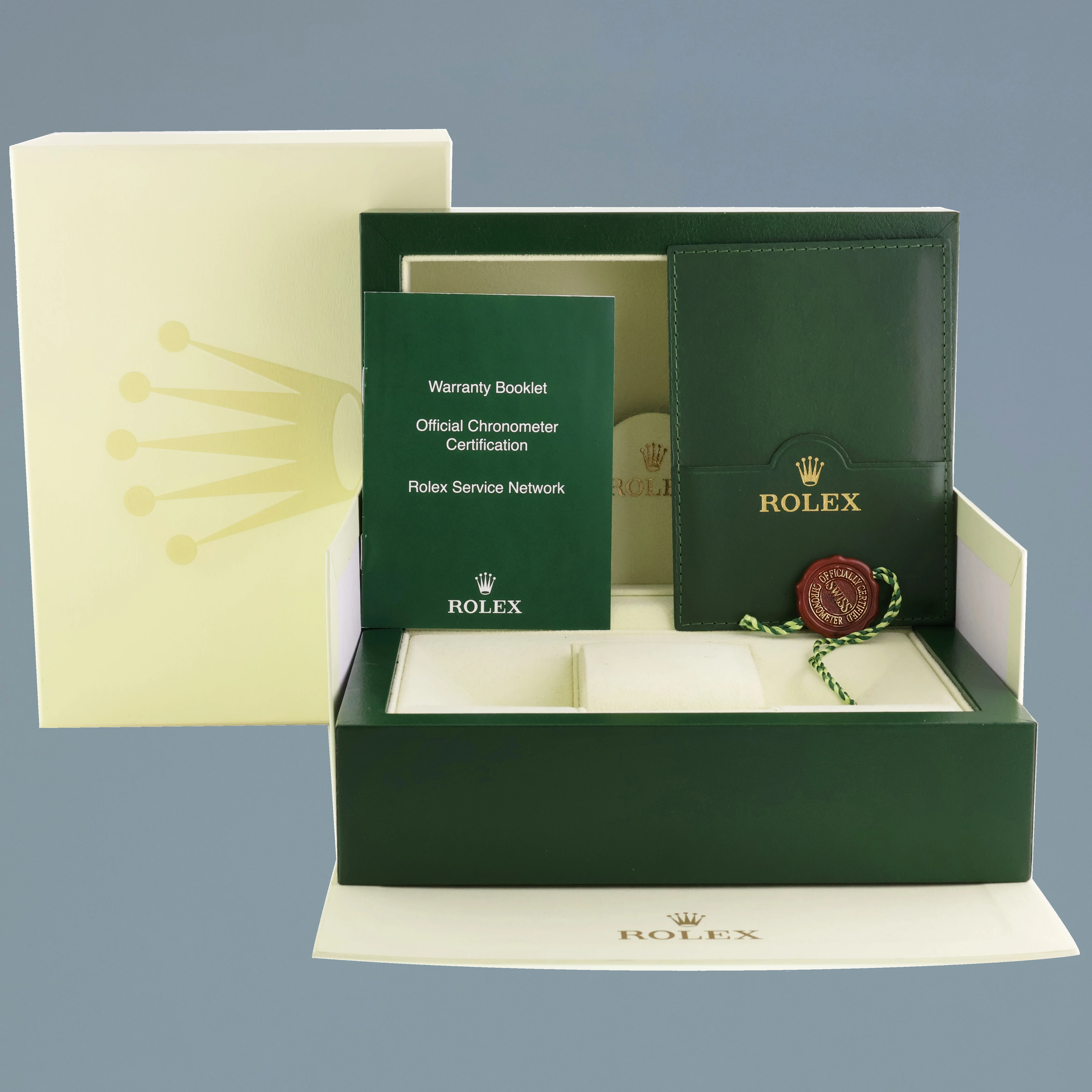 MINT Rolex Oyster 115200 Black Stick Oyster Perpetual Date 34mm Watch Box - Image 7