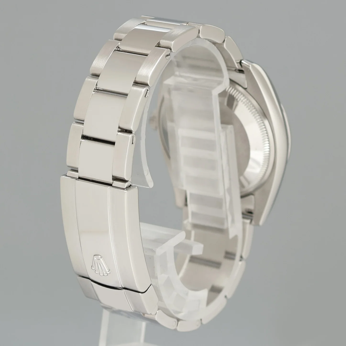 2020 MINT Rolex Oyster 115200 Blue Stick Oyster Perpetual Date 34mm Stainless Steel Watch Box - Image 6