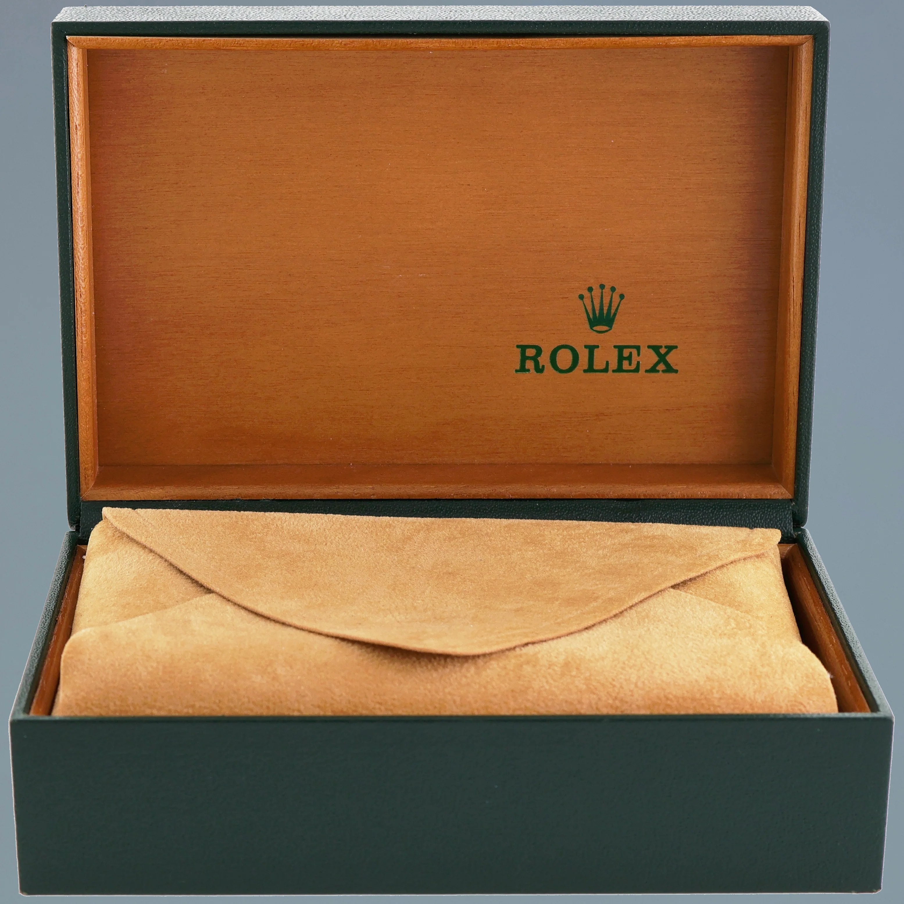 MINT Rolex Oyster Perpetual Date 34mm 15210 Steel Grey Stick Watch Box - Image 7