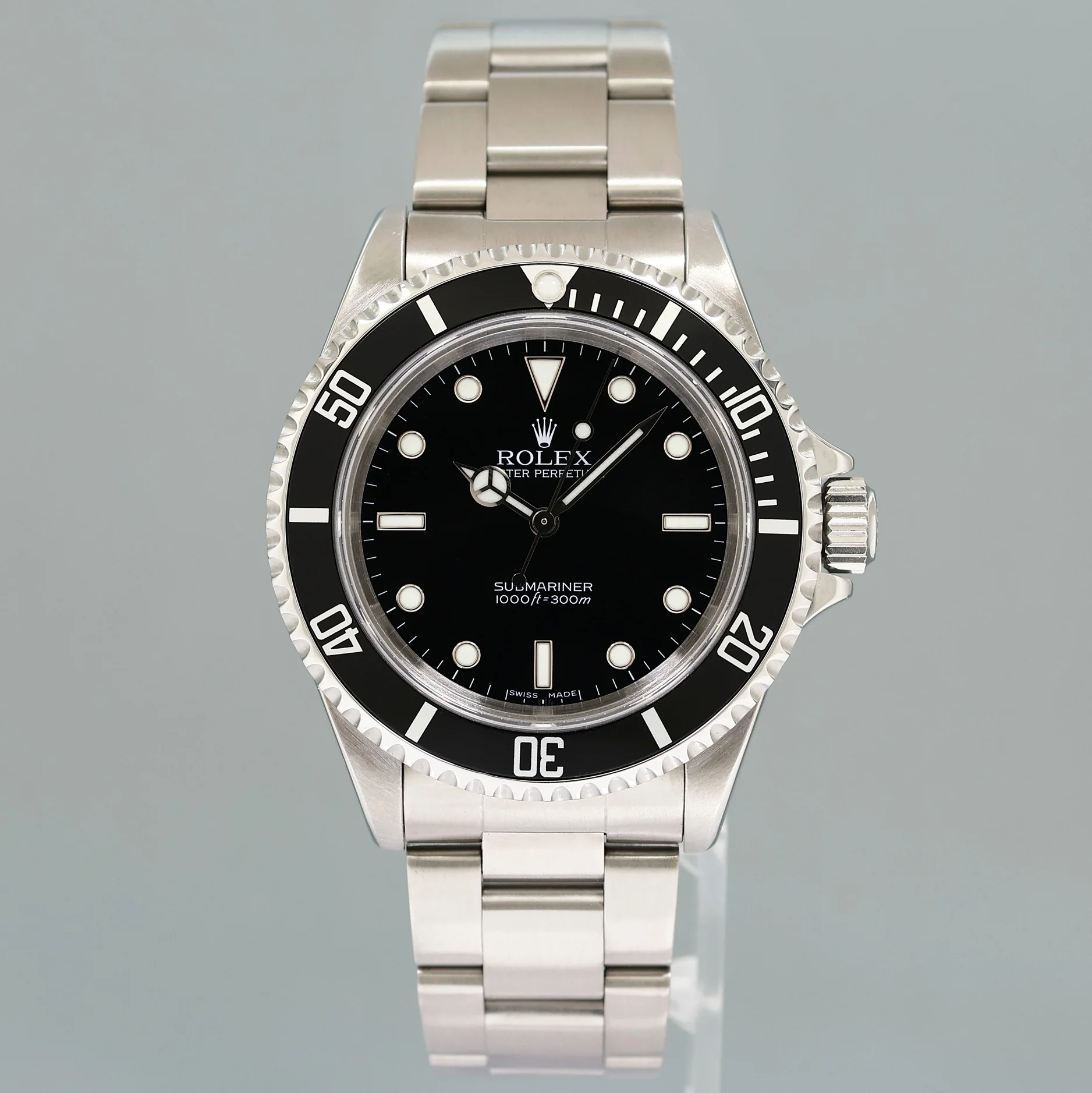 PAPERS 2005 MINT Rolex Submariner No-Date 2 Line Dial 14060M Steel Black Watch Box - Image 2