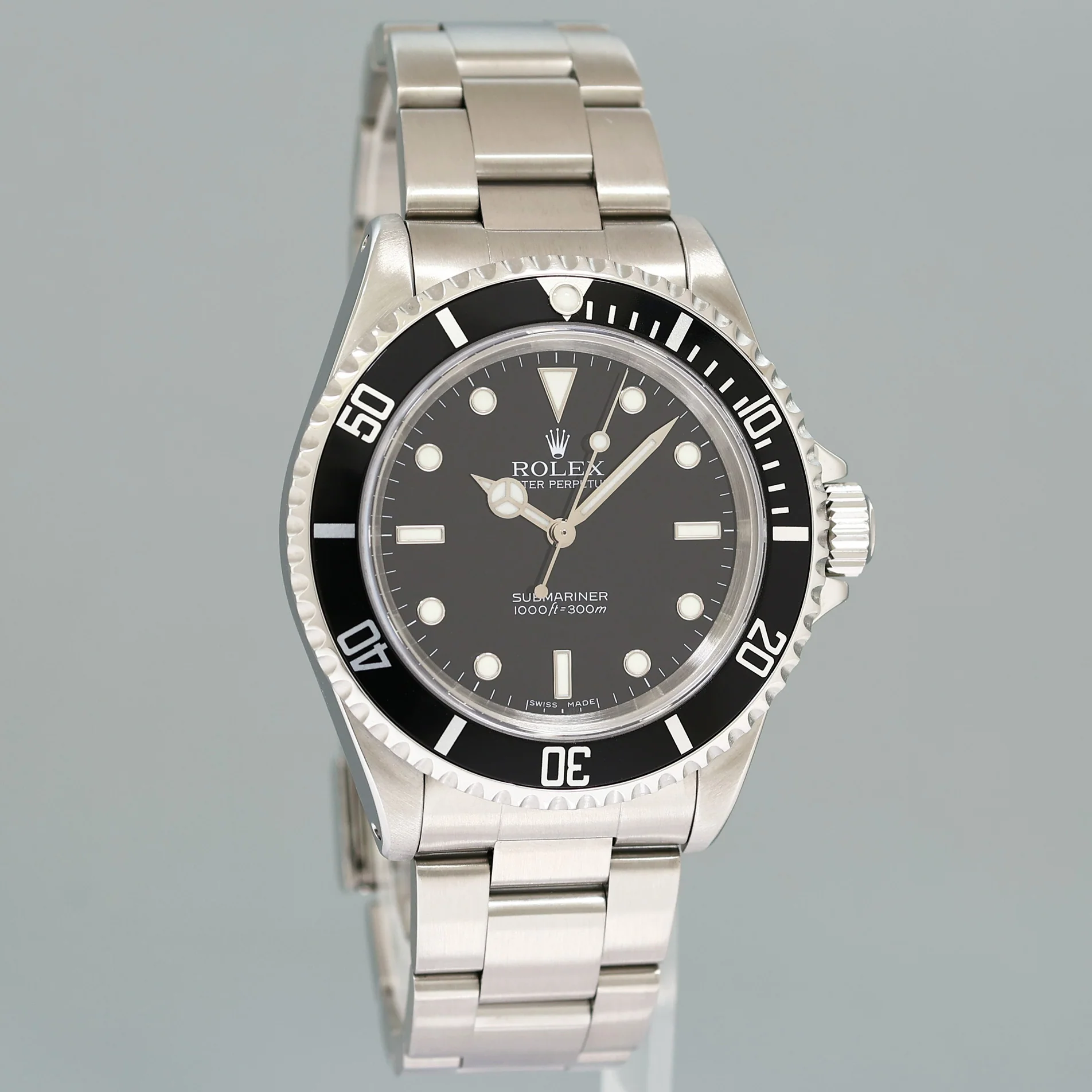 PAPERS 2005 MINT Rolex Submariner No-Date 2 Line Dial 14060M Steel Black Watch Box - Image 3