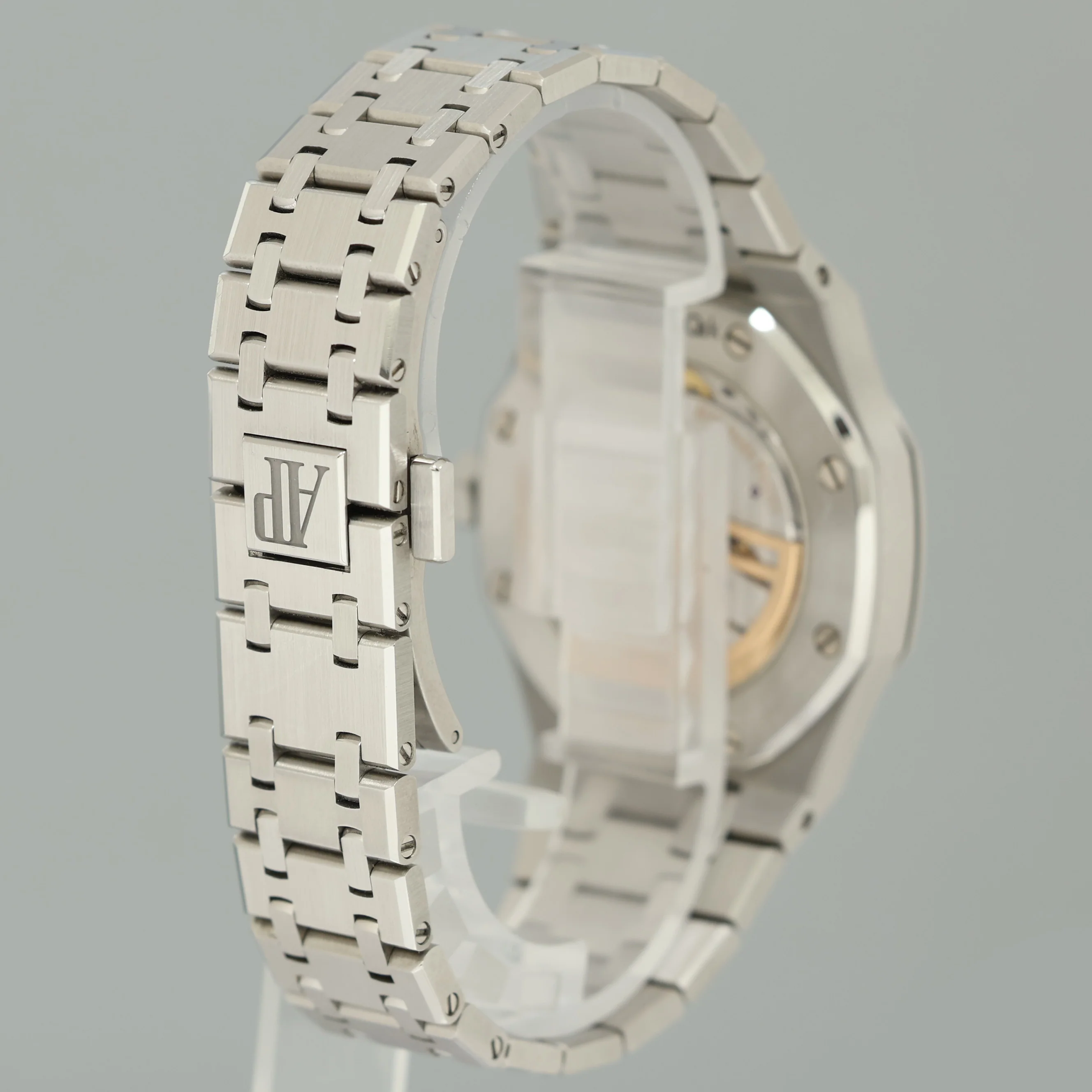 2026 Papers Audemars Piguet Royal Oak Steel 15550ST.OO.1356ST.08 Tiffany Blue Watch - Image 4