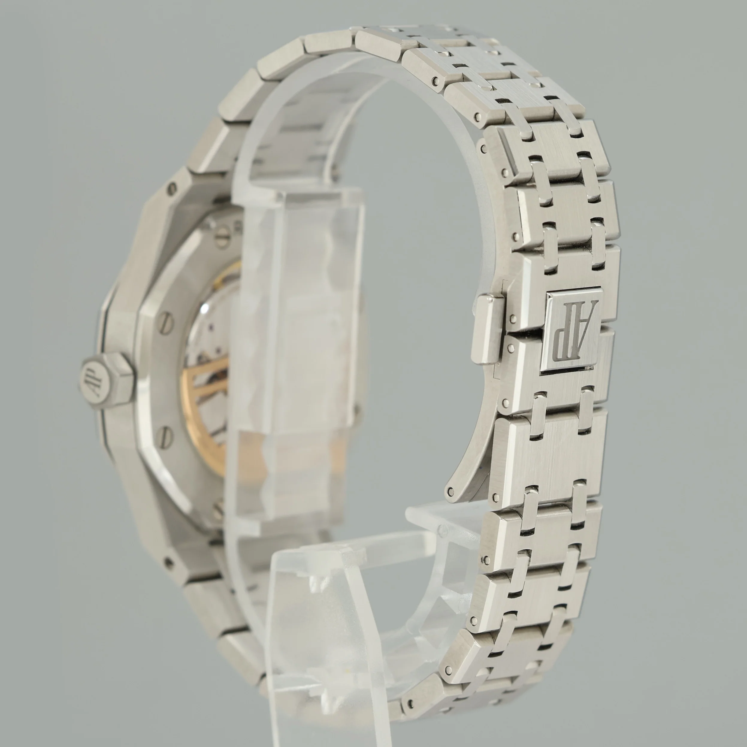 2026 Papers Audemars Piguet Royal Oak Steel 15550ST.OO.1356ST.08 Tiffany Blue Watch - Image 5