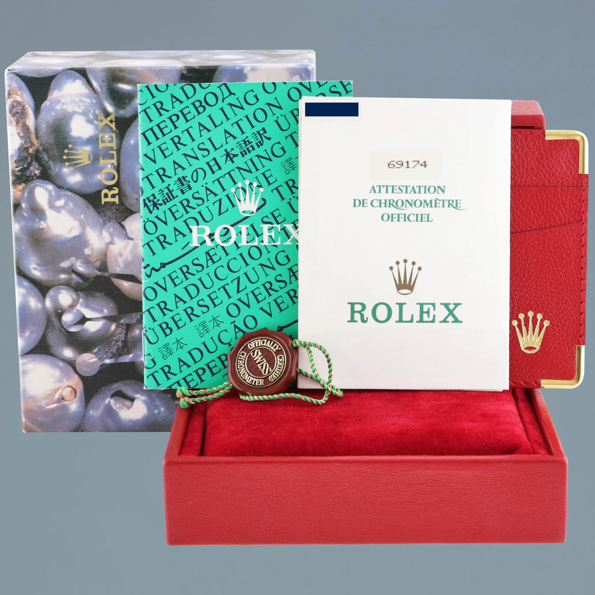 PAPERS Ladies Rolex 69174 DateJust 26mm Glacier Blue Diamond Fluted Bezel Jubilee Watch - Image 7