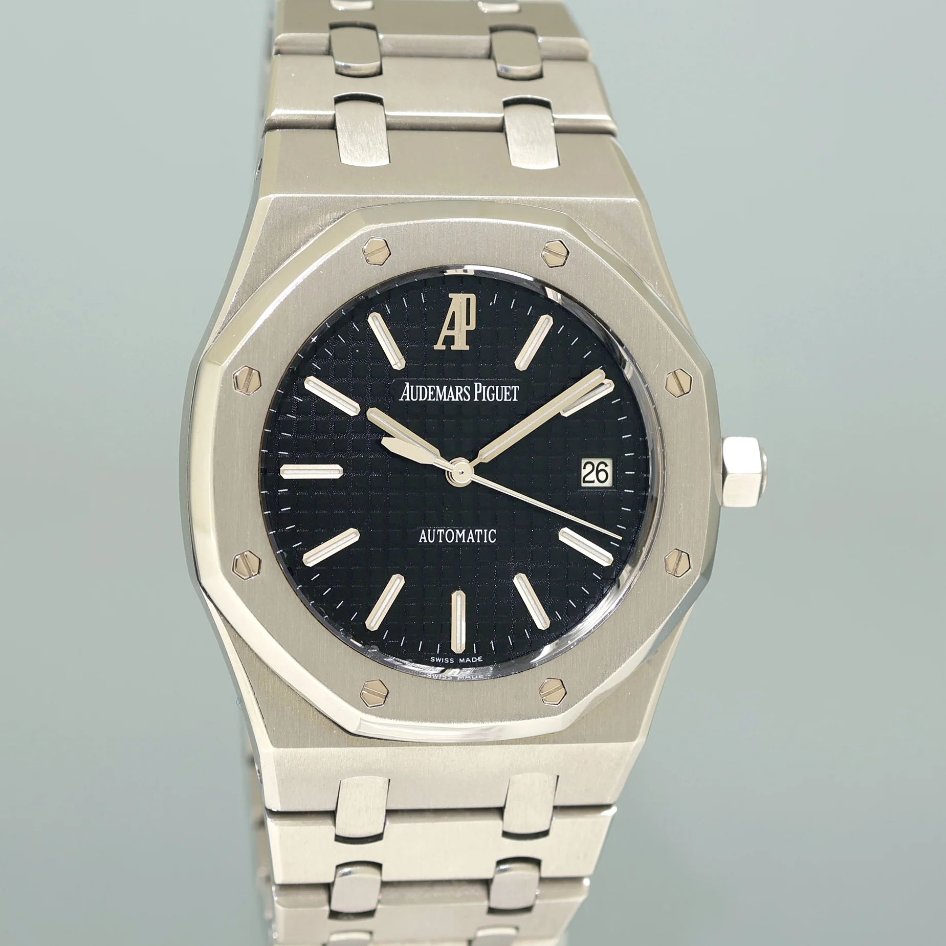 PAPERS MINT 15300ST Audemars Piguet Royal Oak Black 39mm Steel Date Watch Box - Image 3