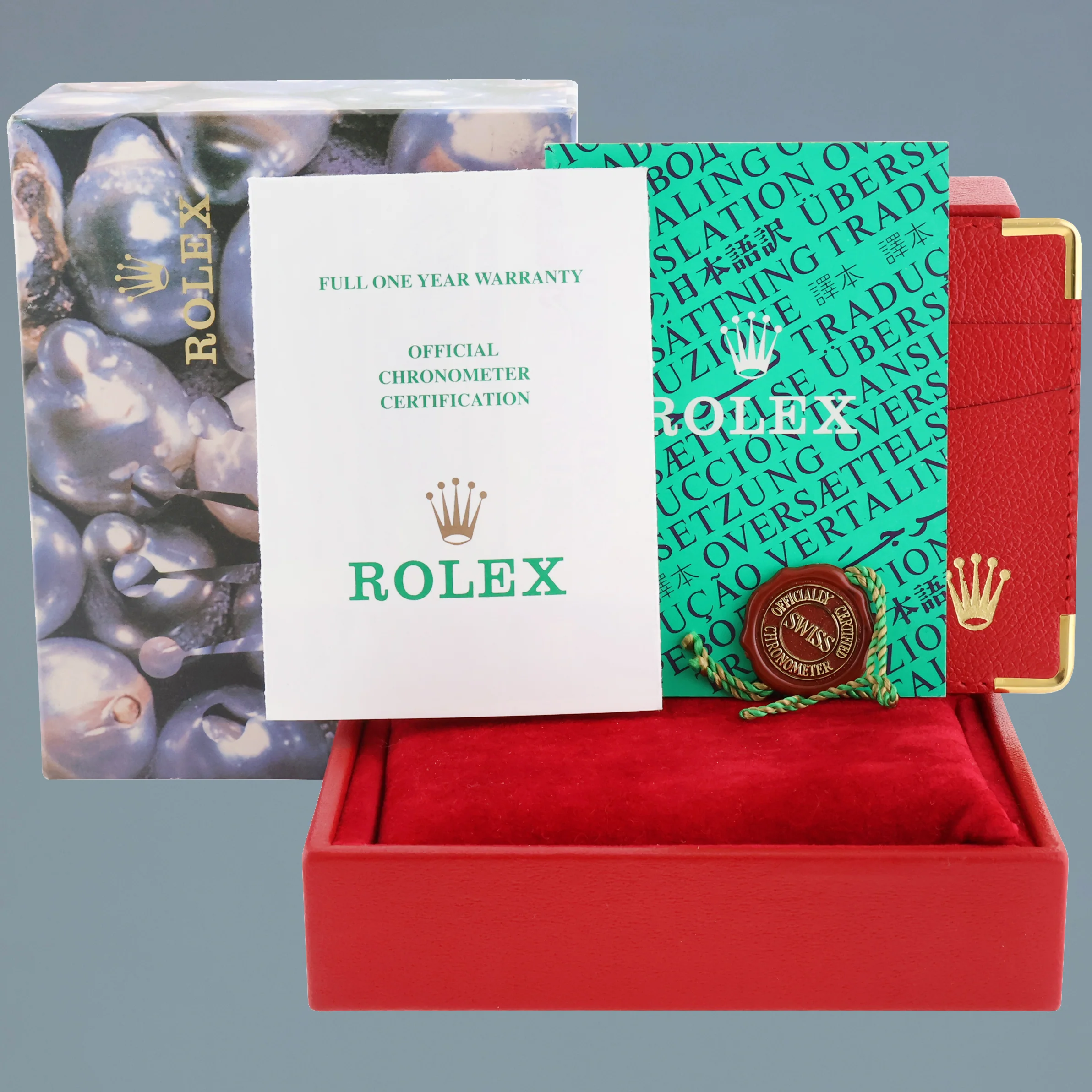 PAPERS MINT Factory Diamond Ladies 69178 Rolex DateJust President 26mm Yellow Gold Watch Box - Image 7