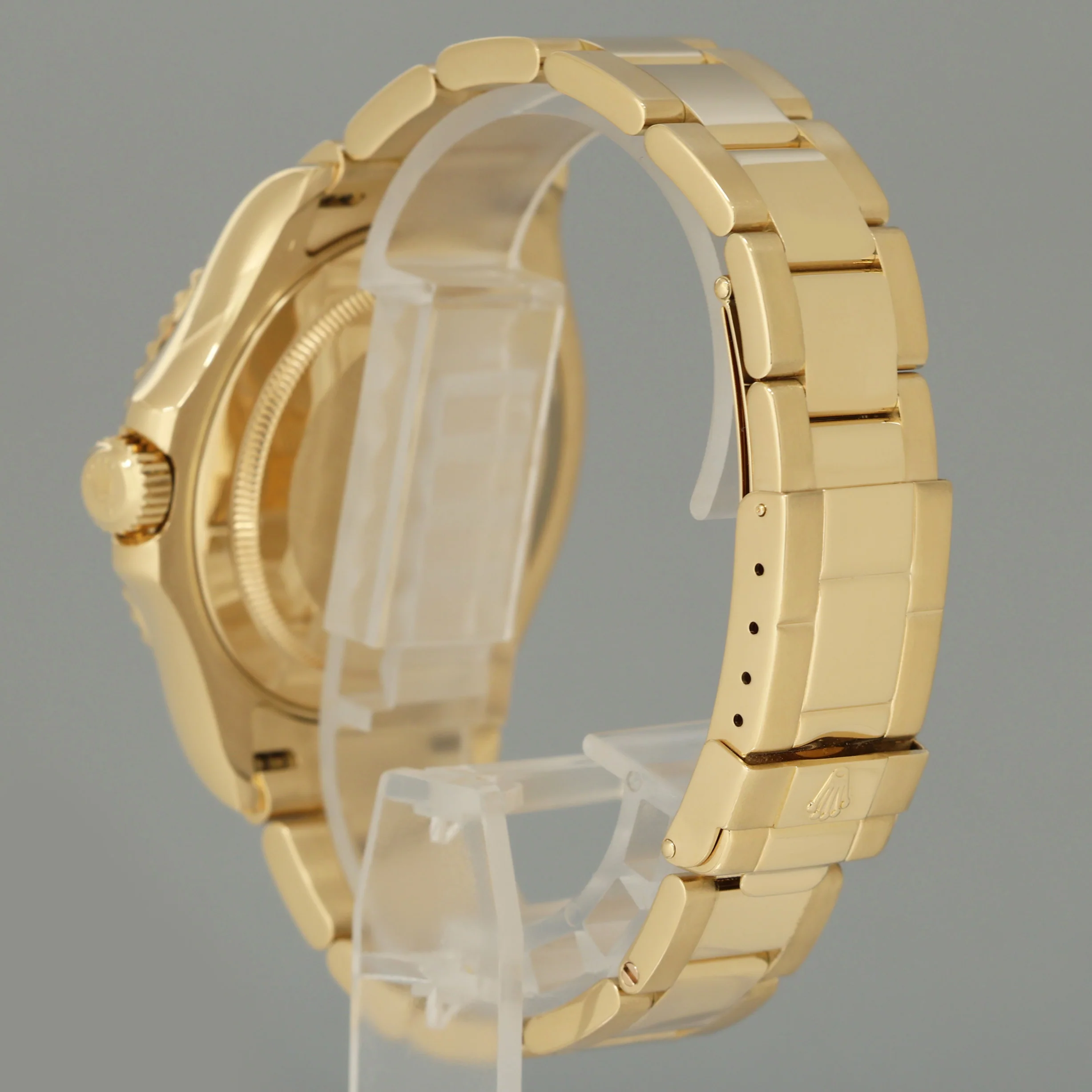 PAPERS MINT Rolex 40mm Yacht-Master 18k Yellow Gold 16628 White Sapphire Watch Box - Image 4