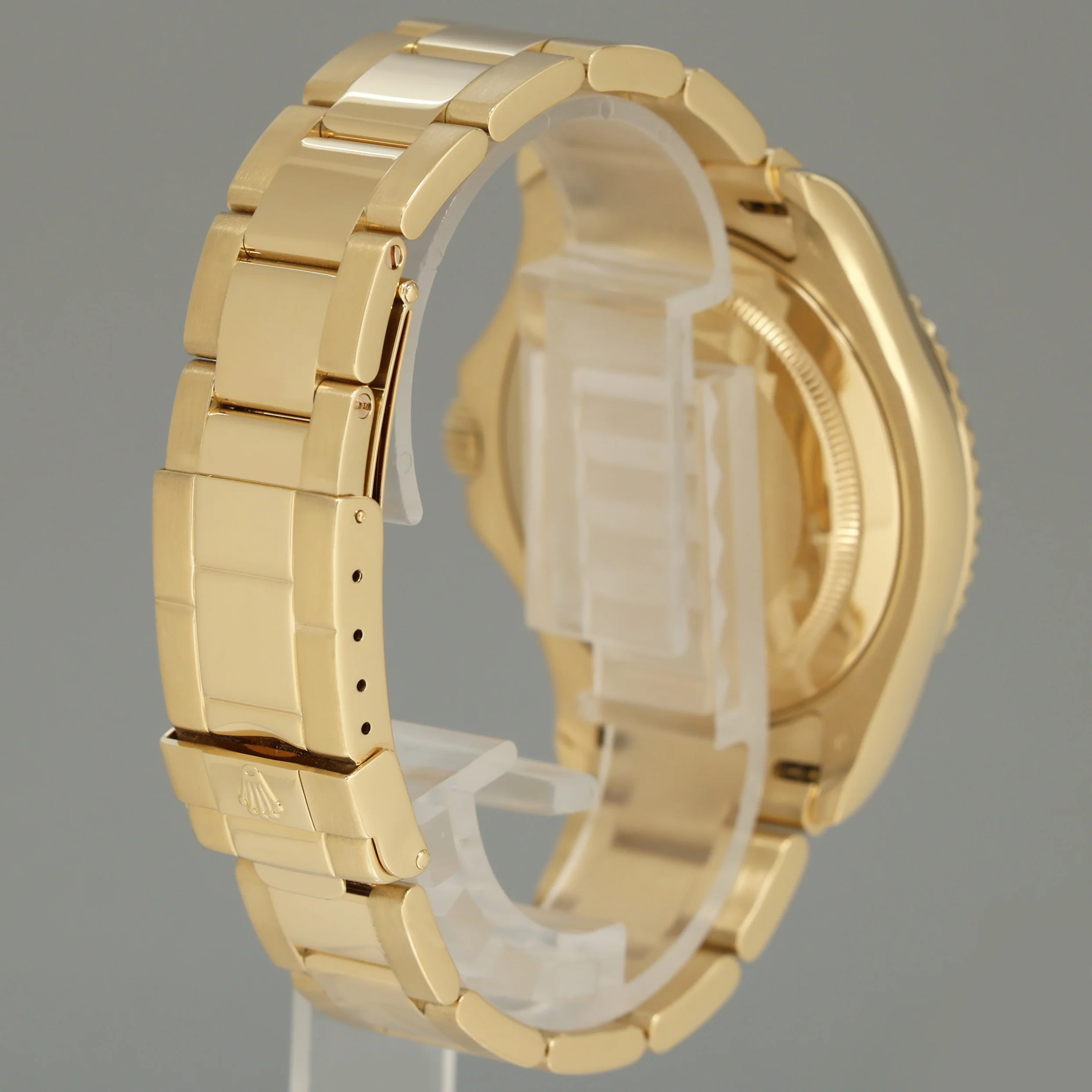 PAPERS MINT Rolex 40mm Yacht-Master 18k Yellow Gold 16628 White Sapphire Watch Box - Image 6