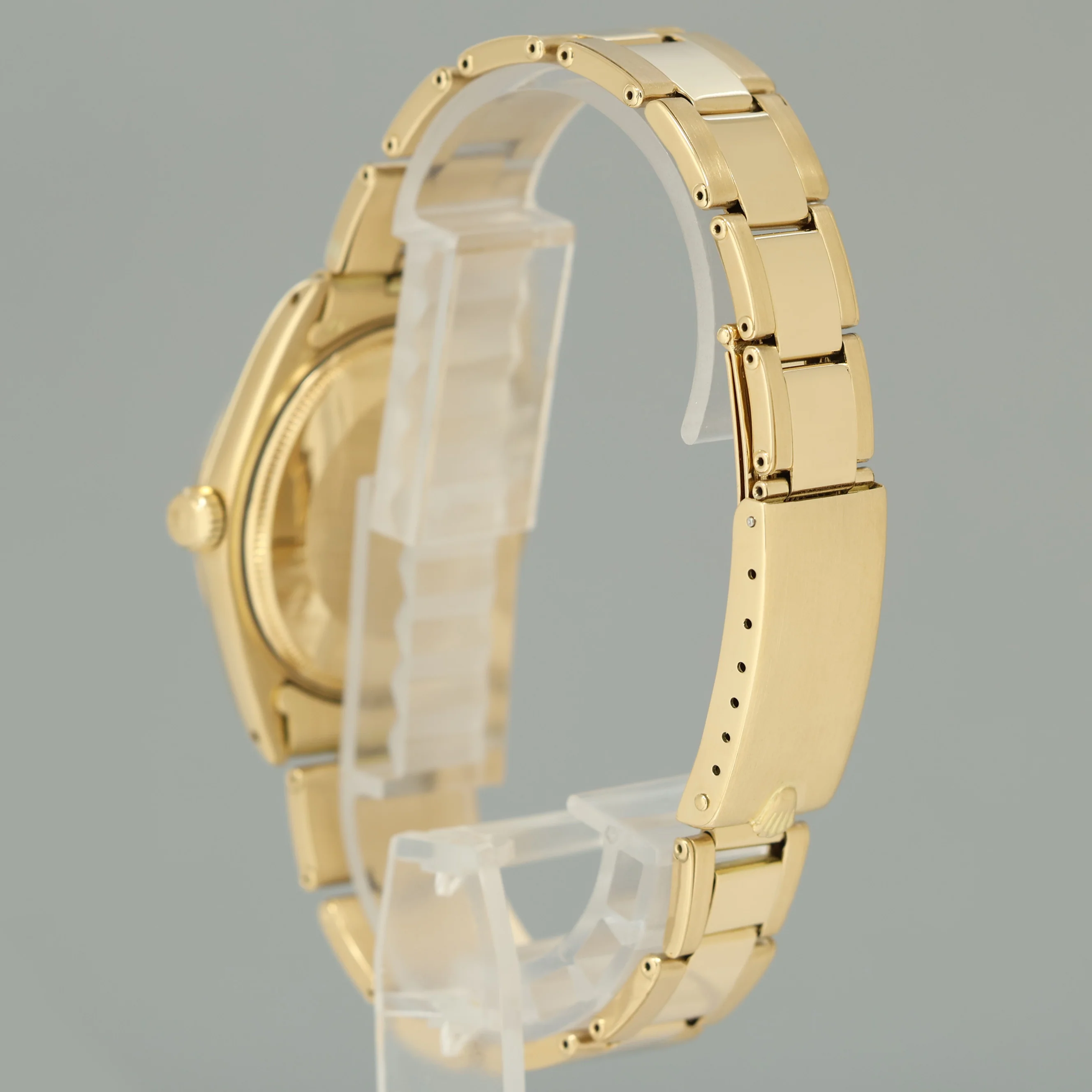 Rolex Date 34mm Oyster Perpetual 1503 Yellow Gold Champagne Watch Box - Image 4