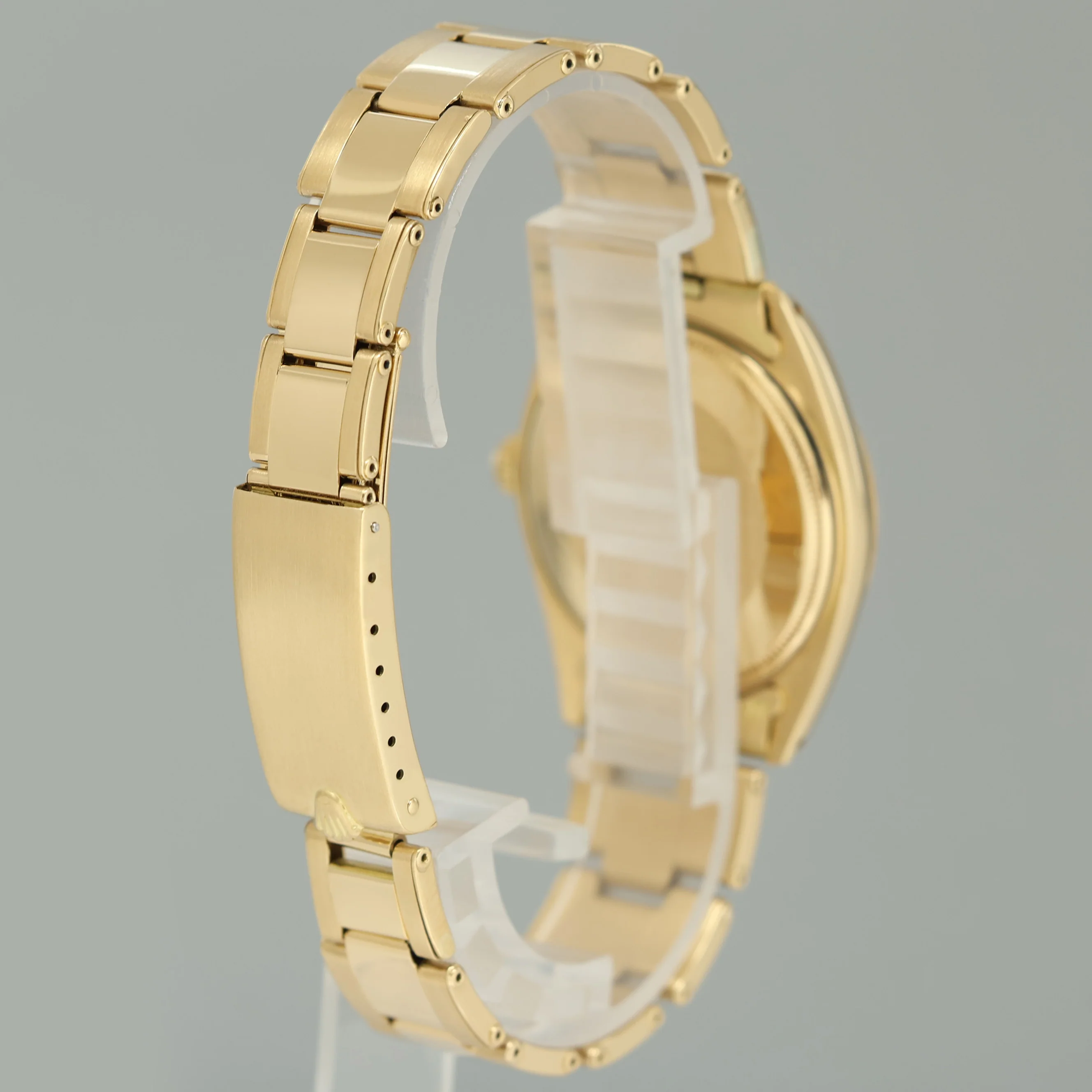Rolex Date 34mm Oyster Perpetual 1503 Yellow Gold Champagne Watch Box - Image 6