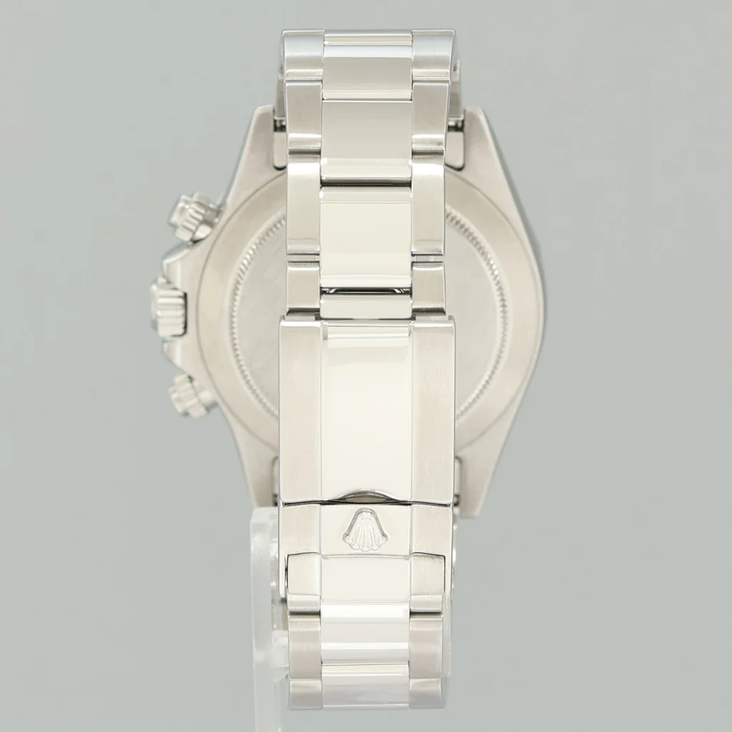 Rolex Daytona 116520 Pave Diamond Baguette Steel Chrono 40mm Watch Box - Image 5