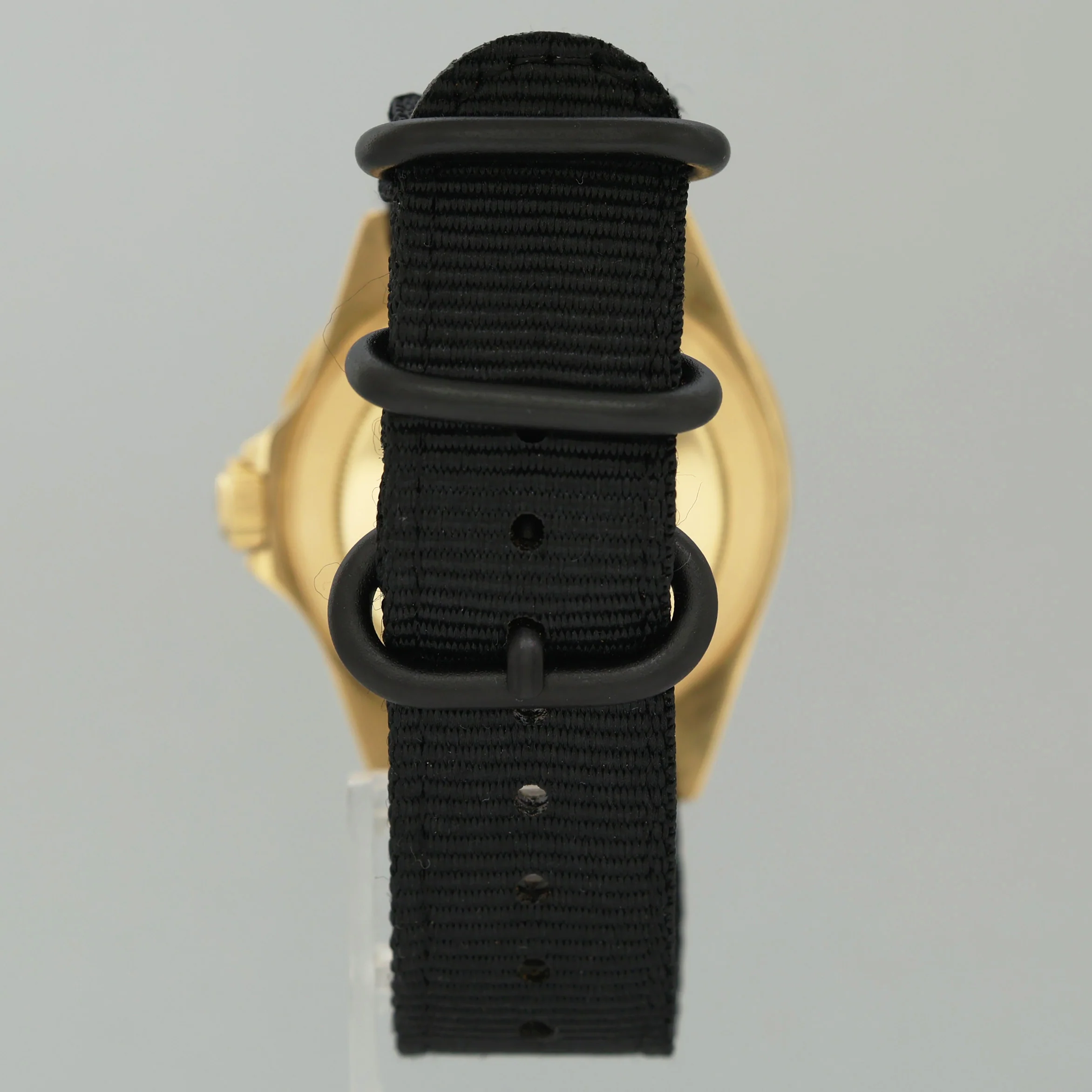 Rolex Submariner Silver Diamond Dial 16808 Oyster Yellow Gold 40mm Watch Box - Image 5